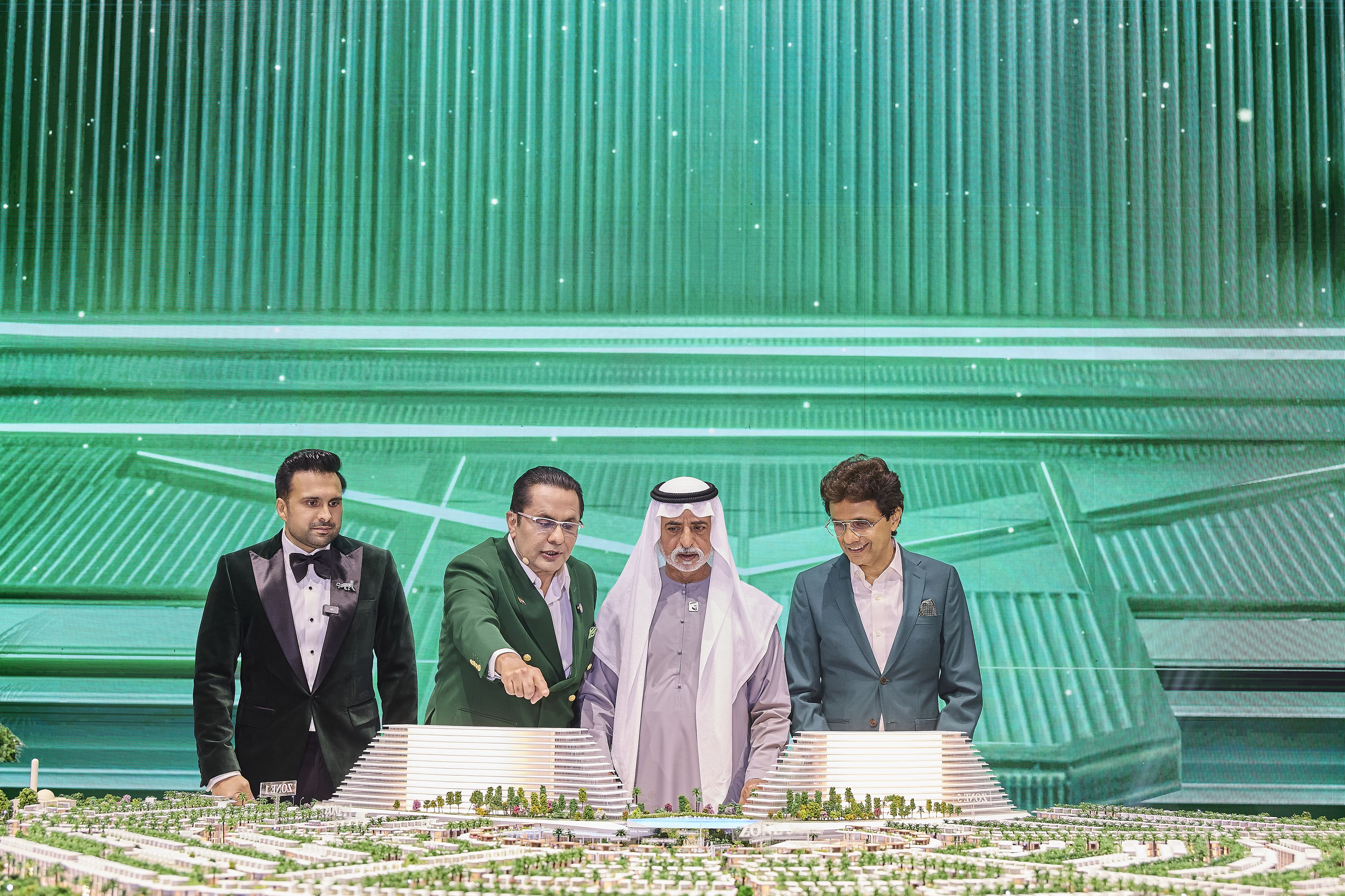 نهيان بن مبارك يشهد إطلاق مشروع "Greenz by Danube" أول مجتمع فلل متكامل ومفروش بالكامل في دبي