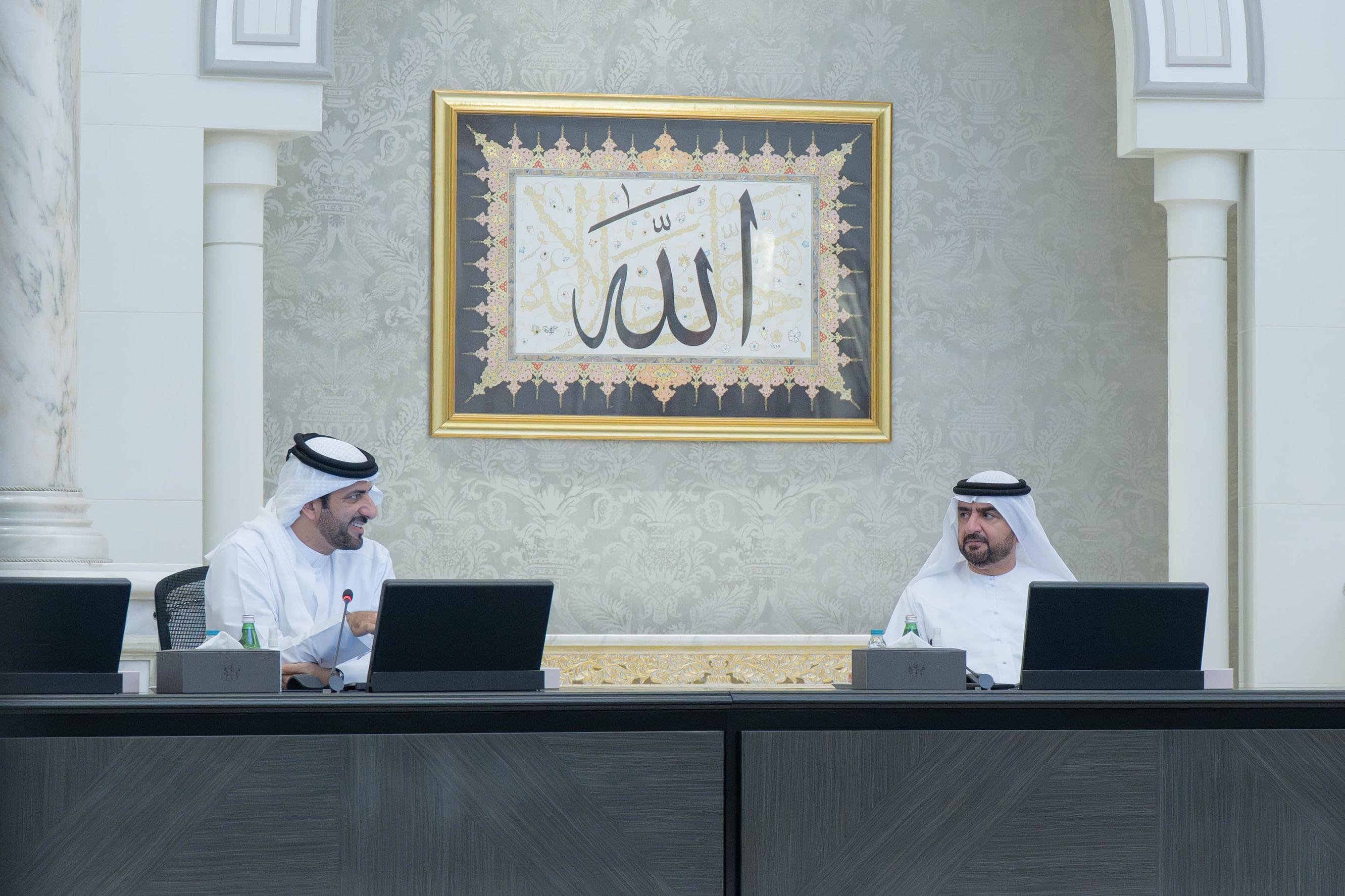 عبدالله بن سالم القاسمي يترأس اجتماع المجلس التنفيذي لإمارة الشارقة