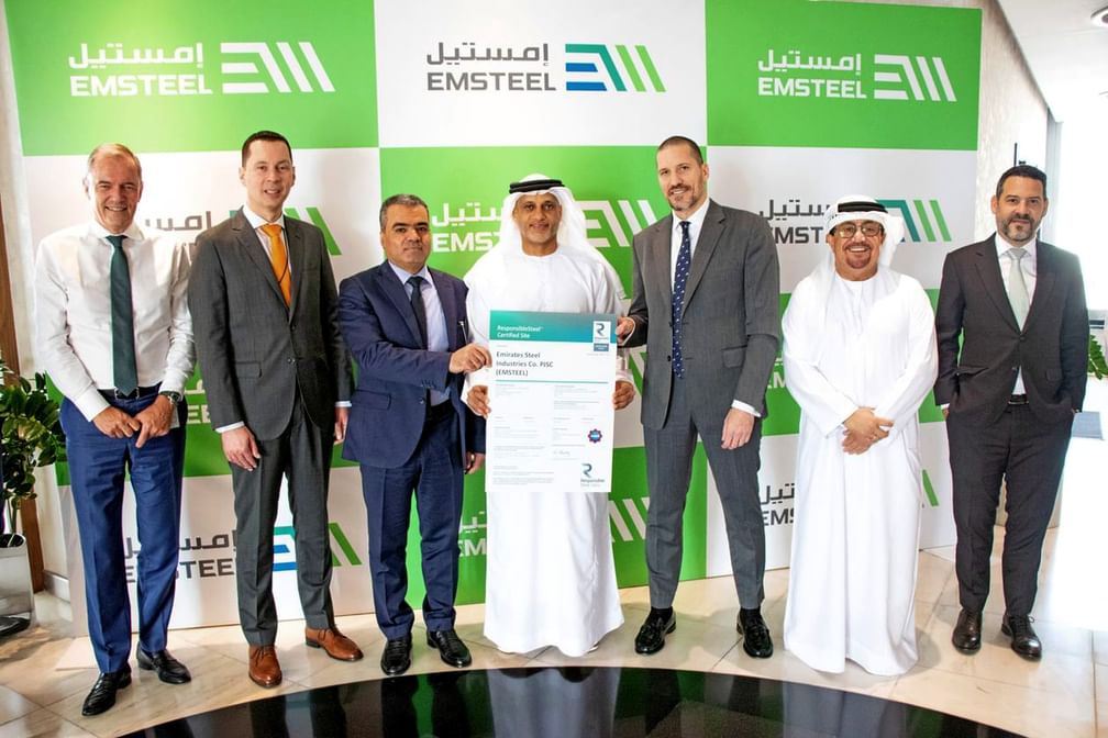 "إمستيل" أول شركة بالمنطقة تحصل على اعتماد عالمي لمصانعها المنتجة للحديد المستدام