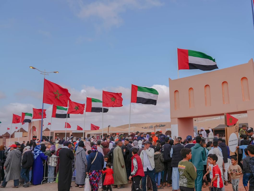 جناح الإمارات في موسم طانطان بالمغرب يستقطب آلاف الزوار