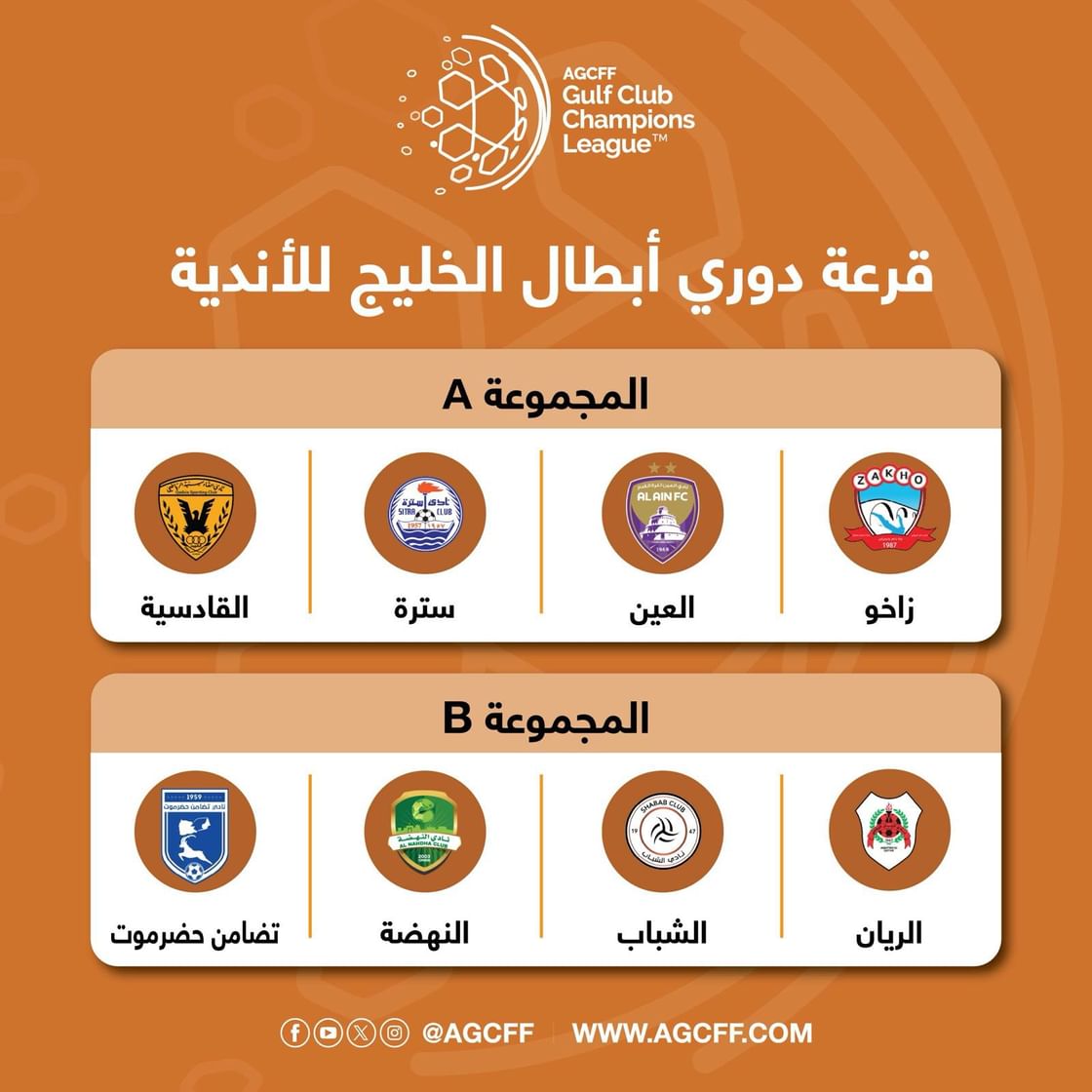 العين في المجموعة الأولى لبطولة دوري أبطال الخليج لكرة القدم