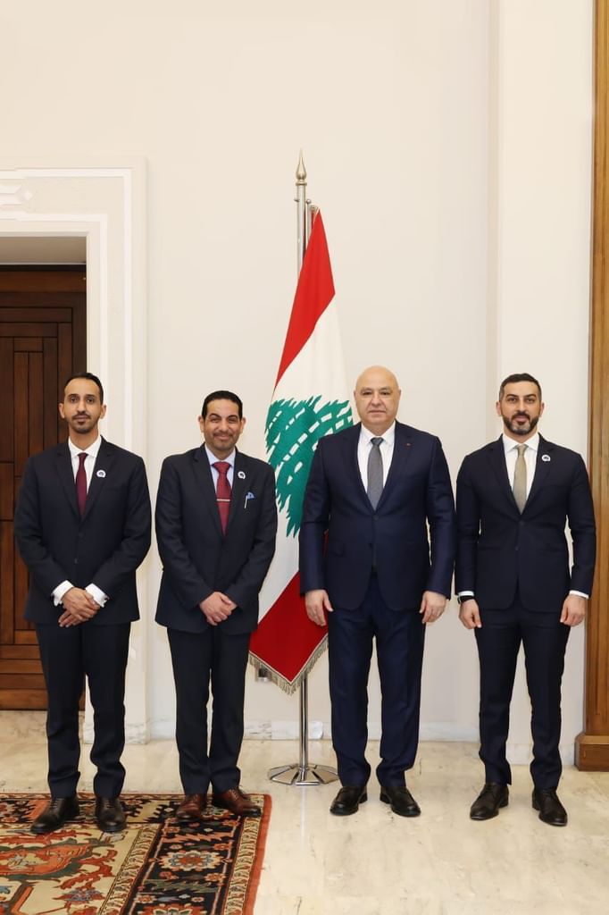 الرئيس اللبناني يستقبل وفد "تريندز" ويؤكد أهمية البحث العلمي في دعم التنمية