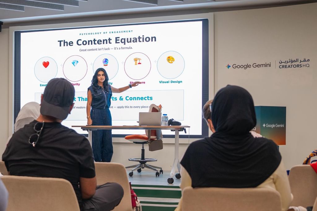 مقر المؤثرين ينظم برنامج "صناعة المحتوى عبر Google Gemini"