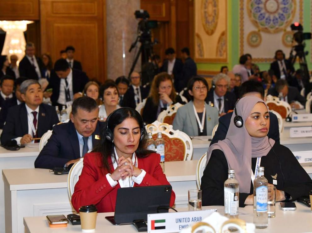 الإمارات تعزز الحوار العالمي بشأن المياه خلال المؤتمر الرابع للمياه في دوشانبي