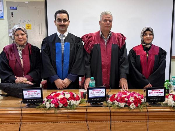 أحمد سمير الحياري يهنئ الدعجة بمناسبة حصوله على الدكتوراة