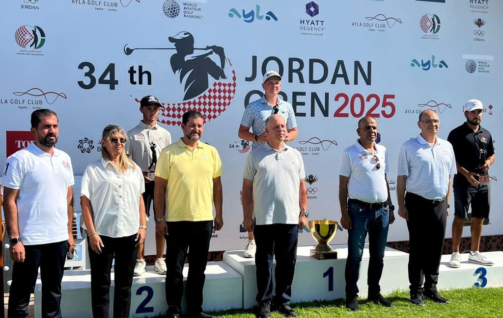 ميداليتان للجولف في بطولة الأردن المفتوحة