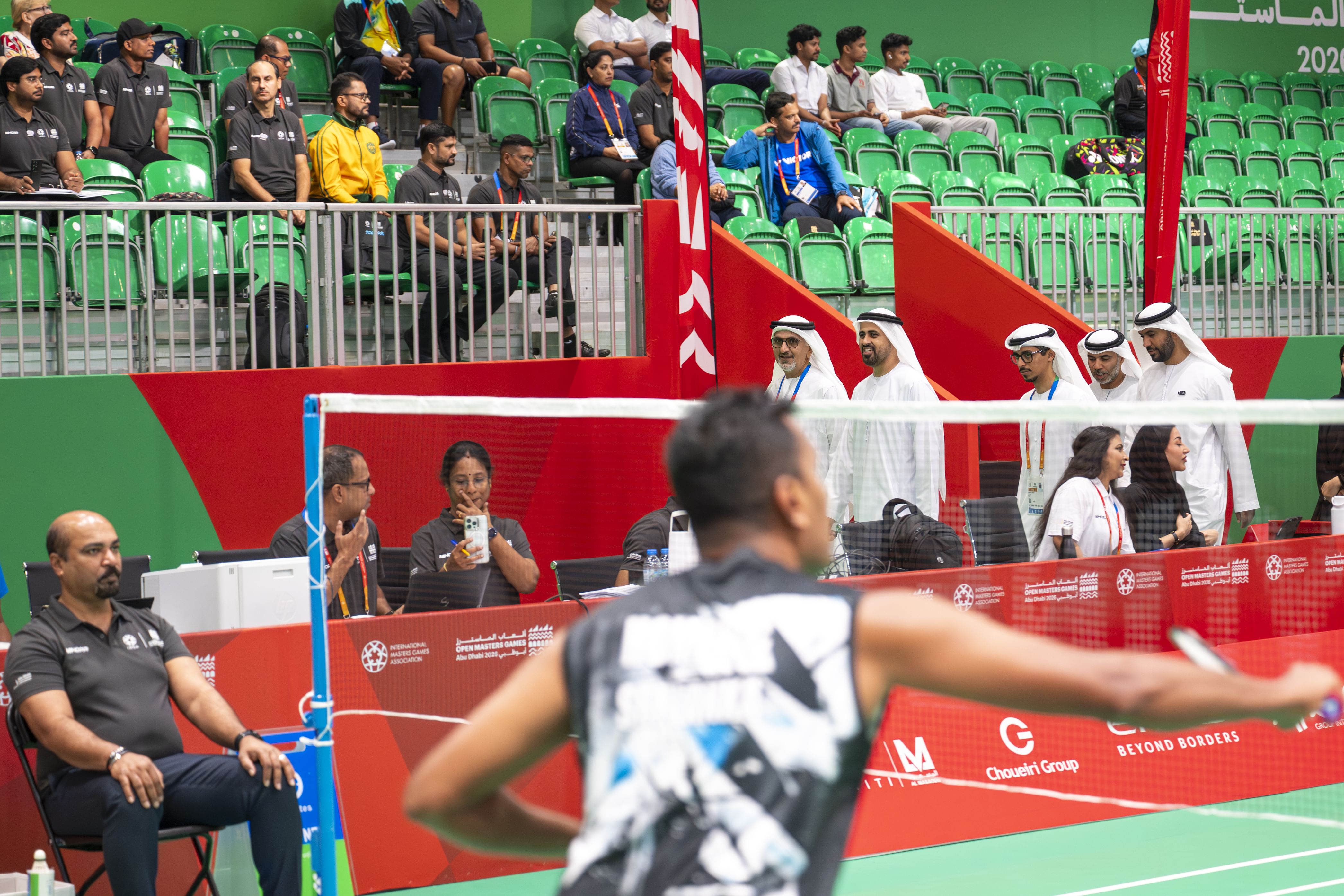 ذياب بن محمد بن زايد يشهد جانباً من فعاليات ألعاب الماسترز أبوظبي 2026