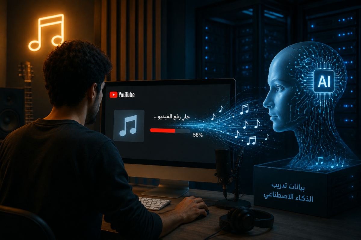 من يرفع أغنيته إلى يوتيوب ..  هل يسلّمها للذكاء الاصطناعي؟