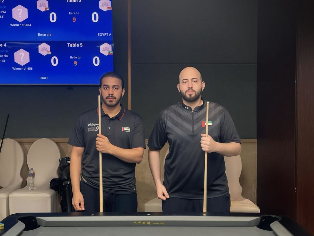 منتخب البلياردو يحرز ميداليته الثانية في البطولة العربية بالعلمين