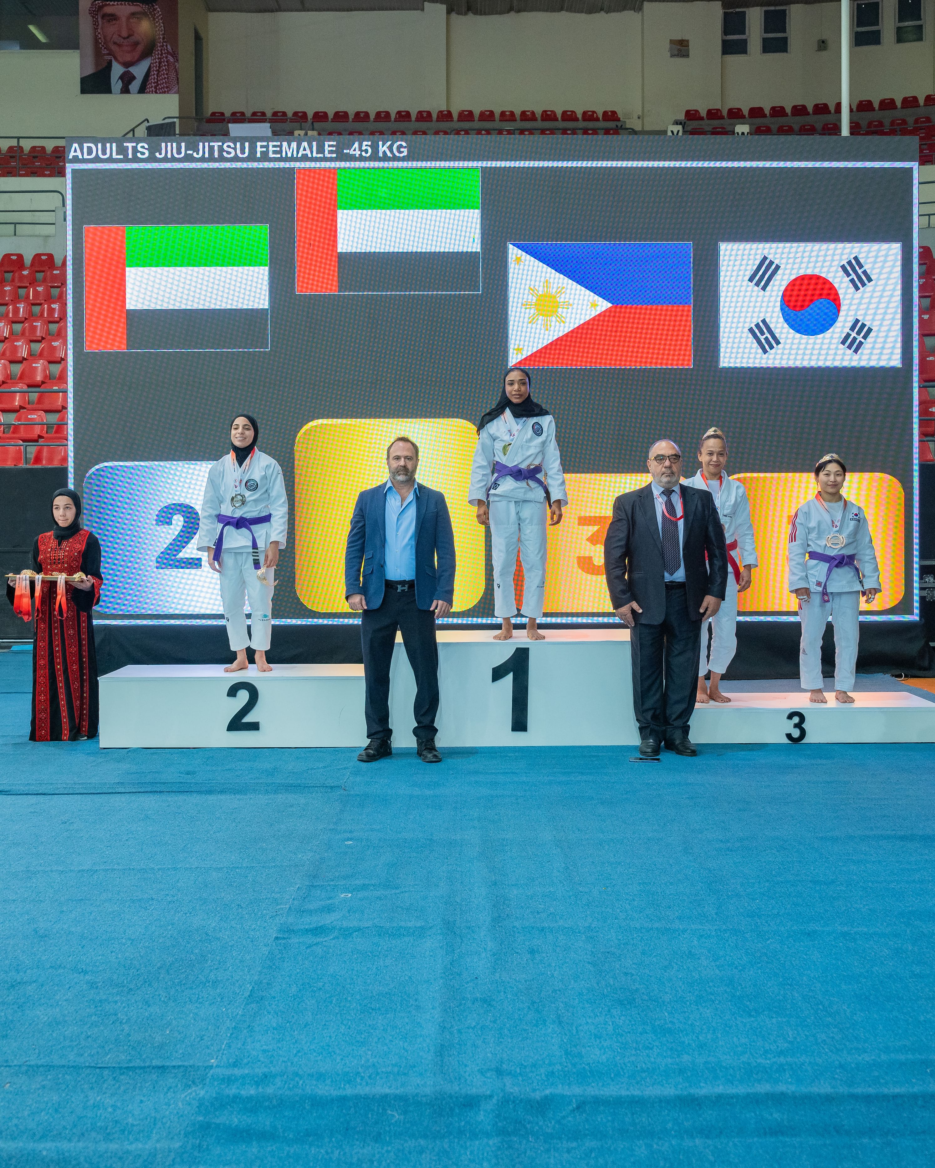 منتخبنا للجوجيتسو يتصدر منافسات الكبار في بطولة آسيا بالأردن