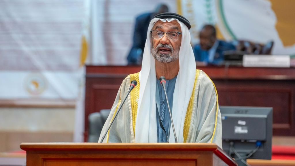 رئيس المجلس العالمي للتسامح والسلام يشارك في جلسة للبرلمان الأفريقي