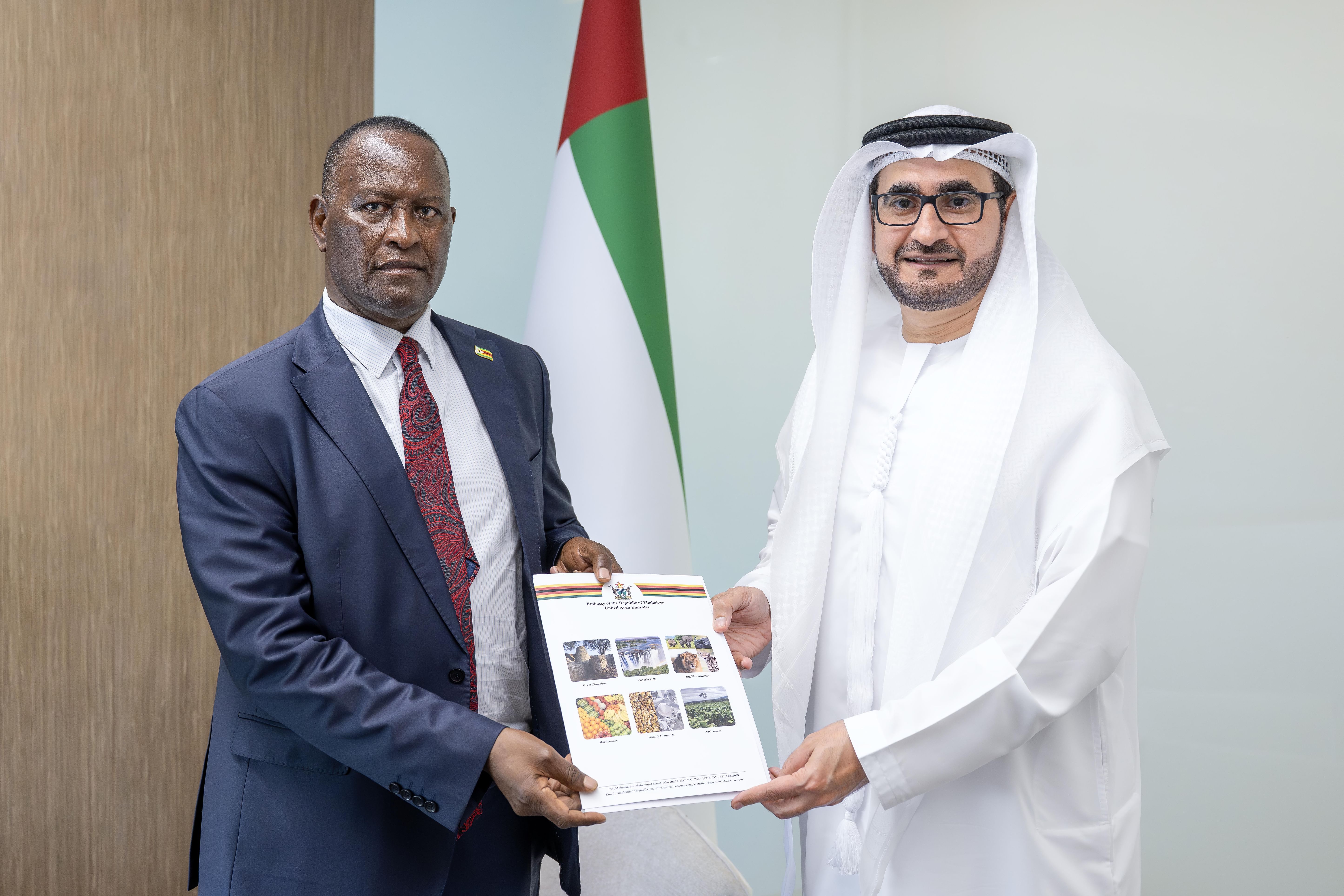 وزارة الخارجية تتسلّم نسخة من أوراق اعتماد سفير جمهورية زمبابوي لدى الدولة
