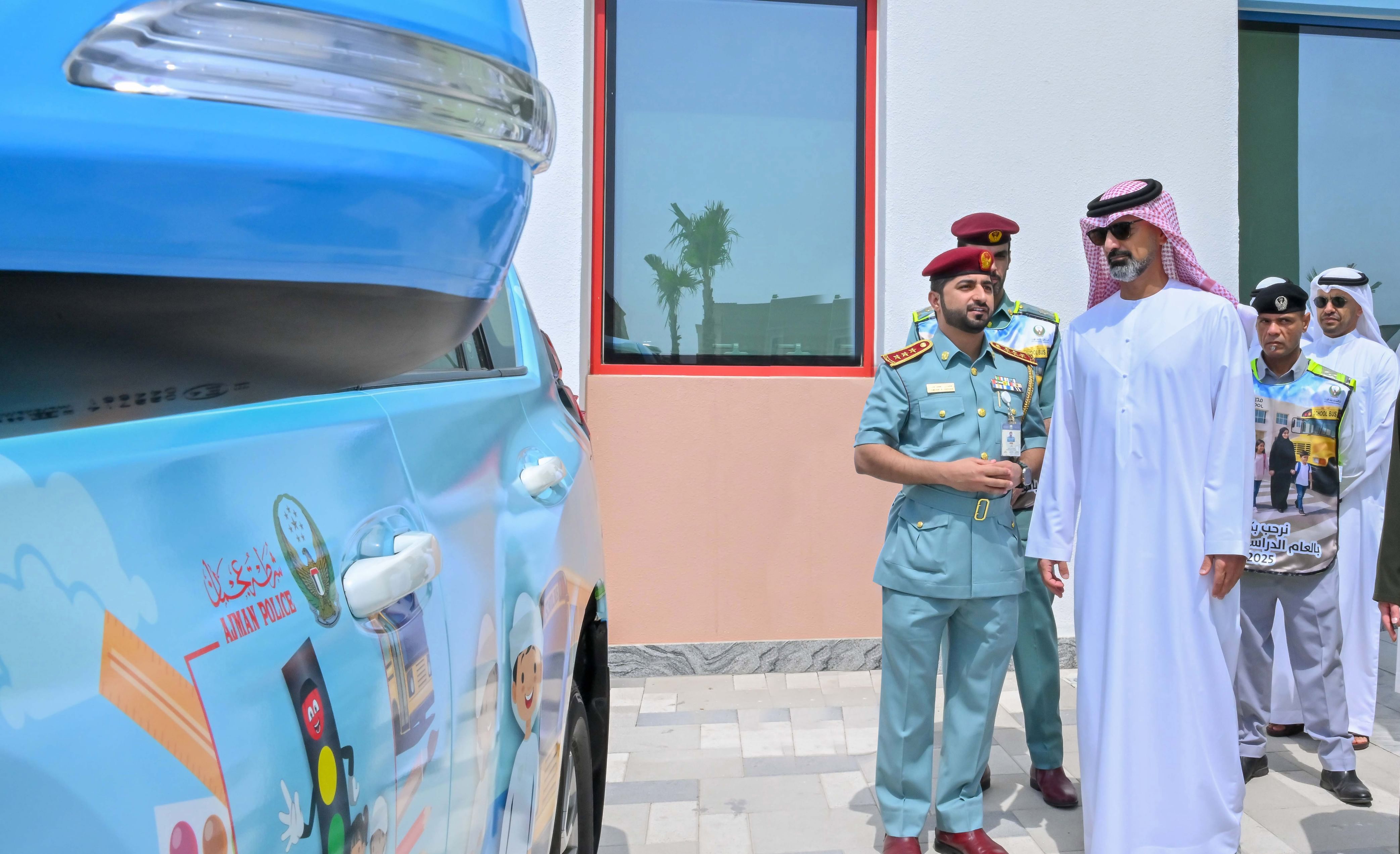 عمار بن حميد يدشن "الدورية المدرسية" لتعزيز السلامة المرورية لطلبة المدارس