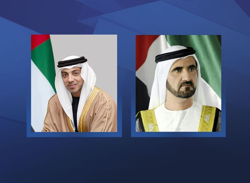 محمد بن راشد ومنصور بن زايد يهنئان رئيس وزراء مملكة تايلاند