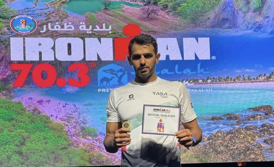 لاعب منتخبنا للترايثلون يتأهل إلى بطولة العالم للرجل الحديدي