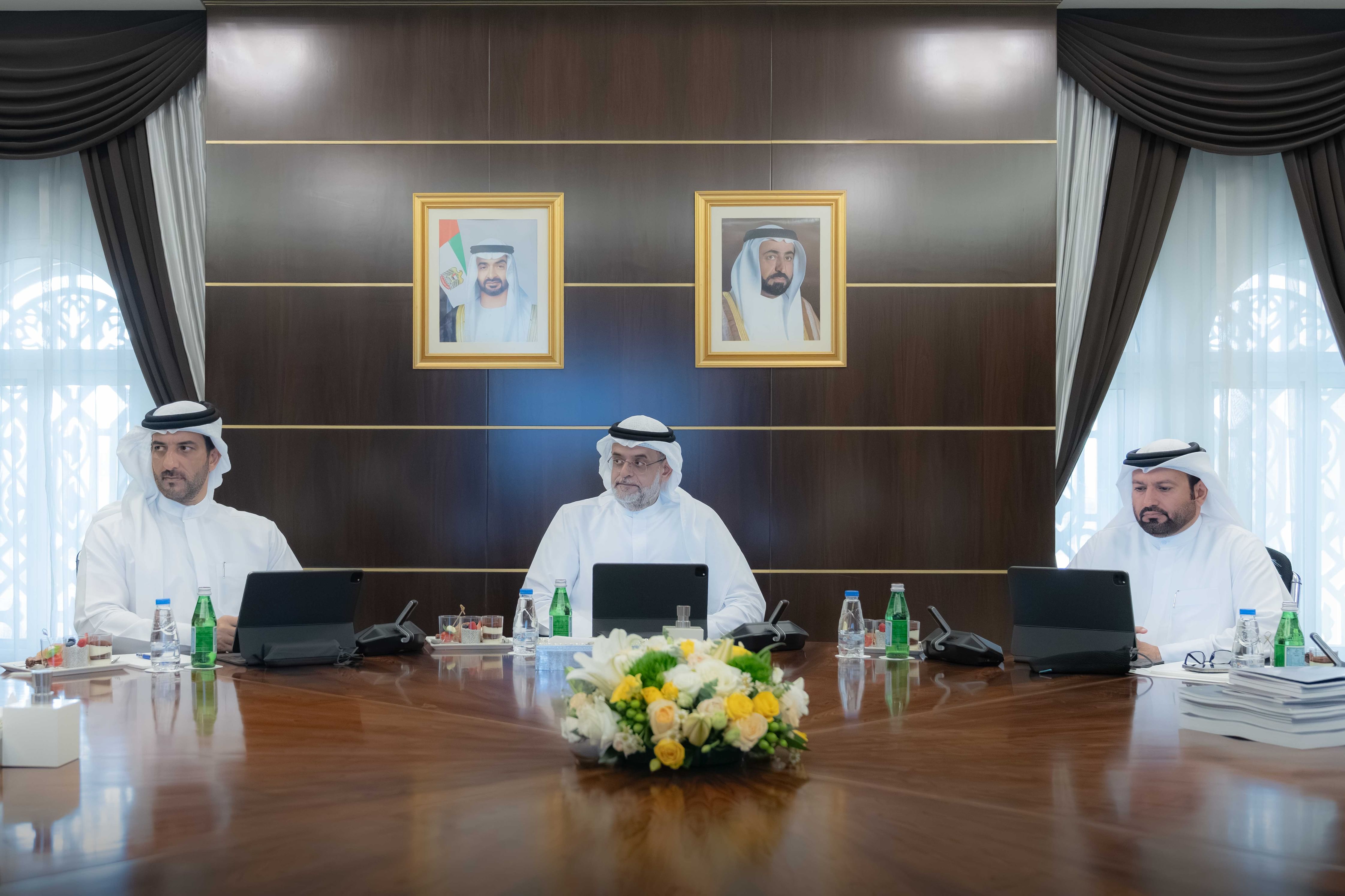 ولي عهد الشارقة يستقبل رئيس وأعضاء مجلس الشارقة للإعلام