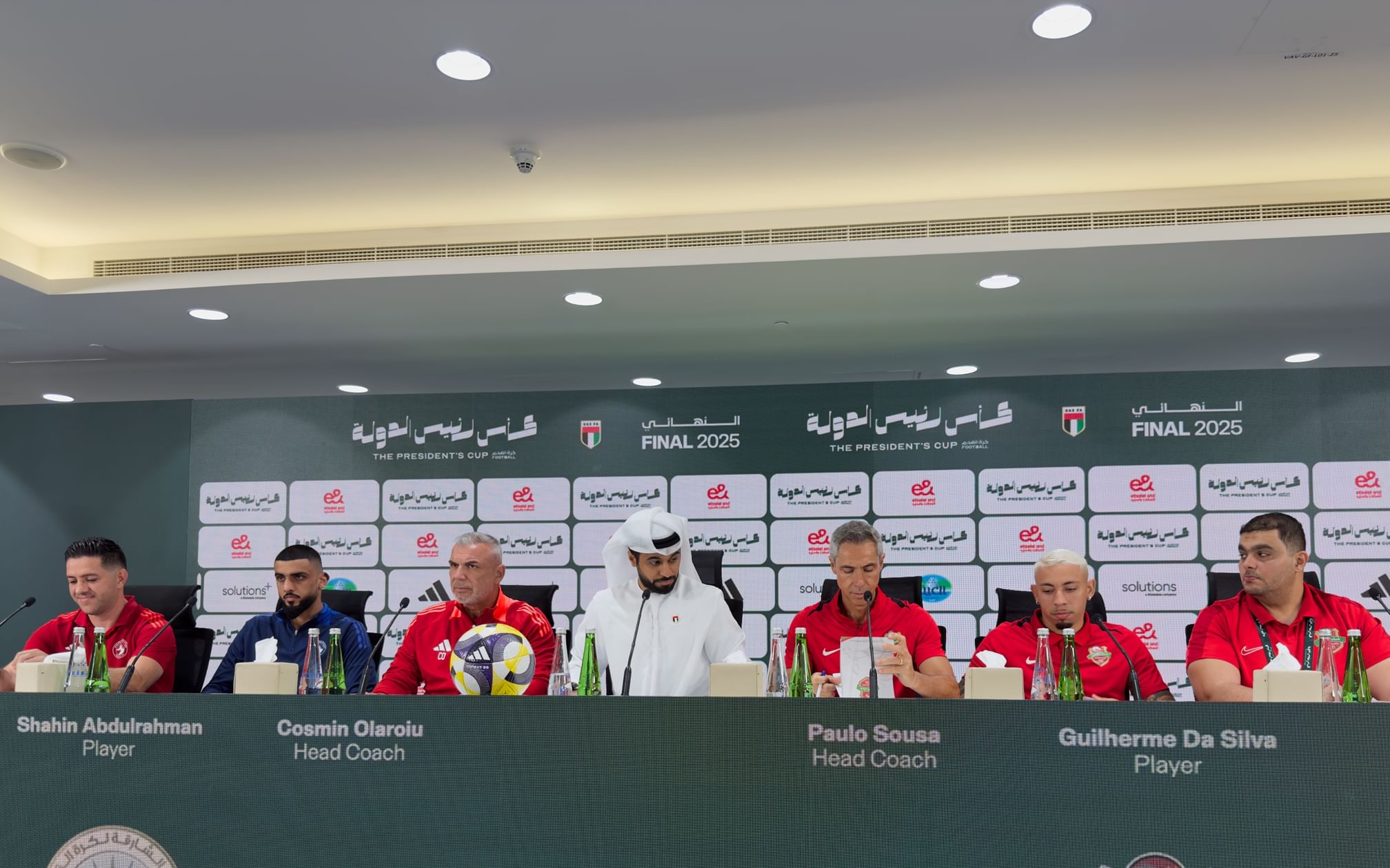 مدربا الشارقة وشباب الأهلي يؤكدان جاهزية الفريقين لنهائي كأس رئيس الدولة