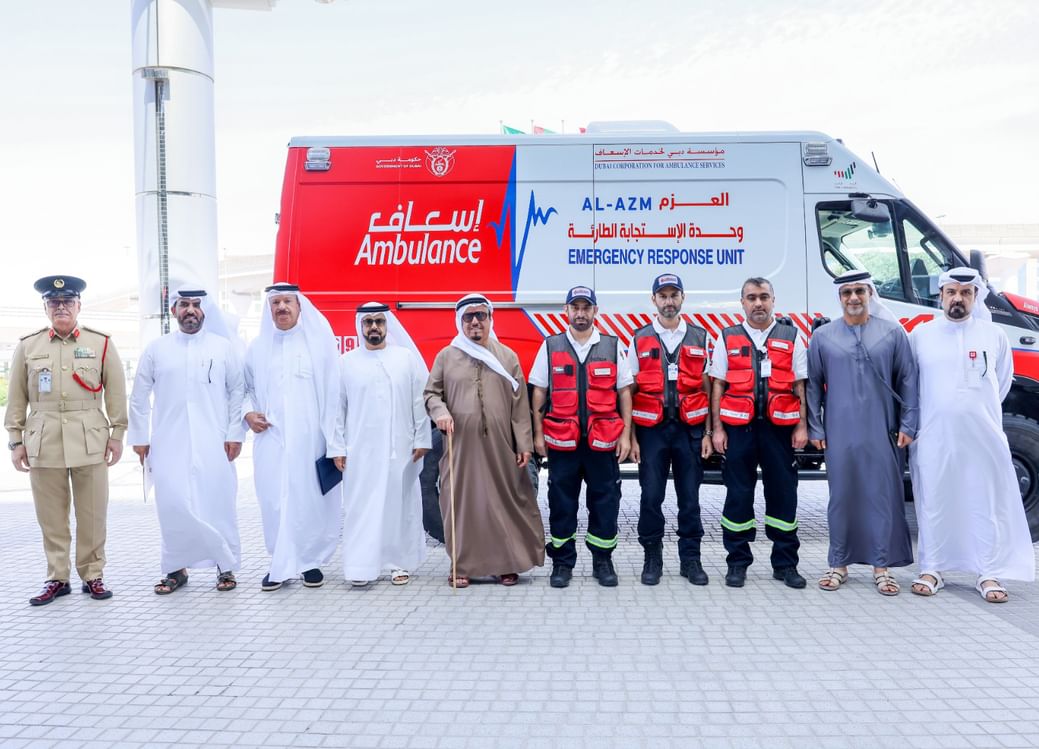 مؤسسة دبي لخدمات الإسعاف تعرض أول منظومة إسعاف ميدانية إماراتية متعددة المهام