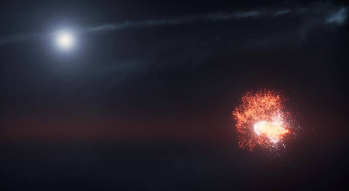 اصطدامات فضائية تخدع العلماء ..  هابل يحل لغز "فم الحوت"