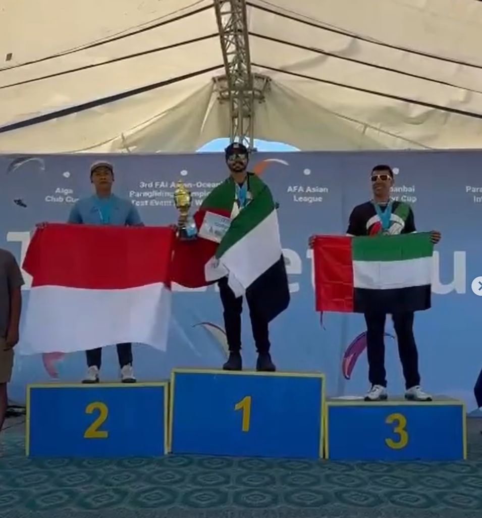 "الطيران الشراعي" يحرز 3 ميداليات في "دولية كازاخستان"