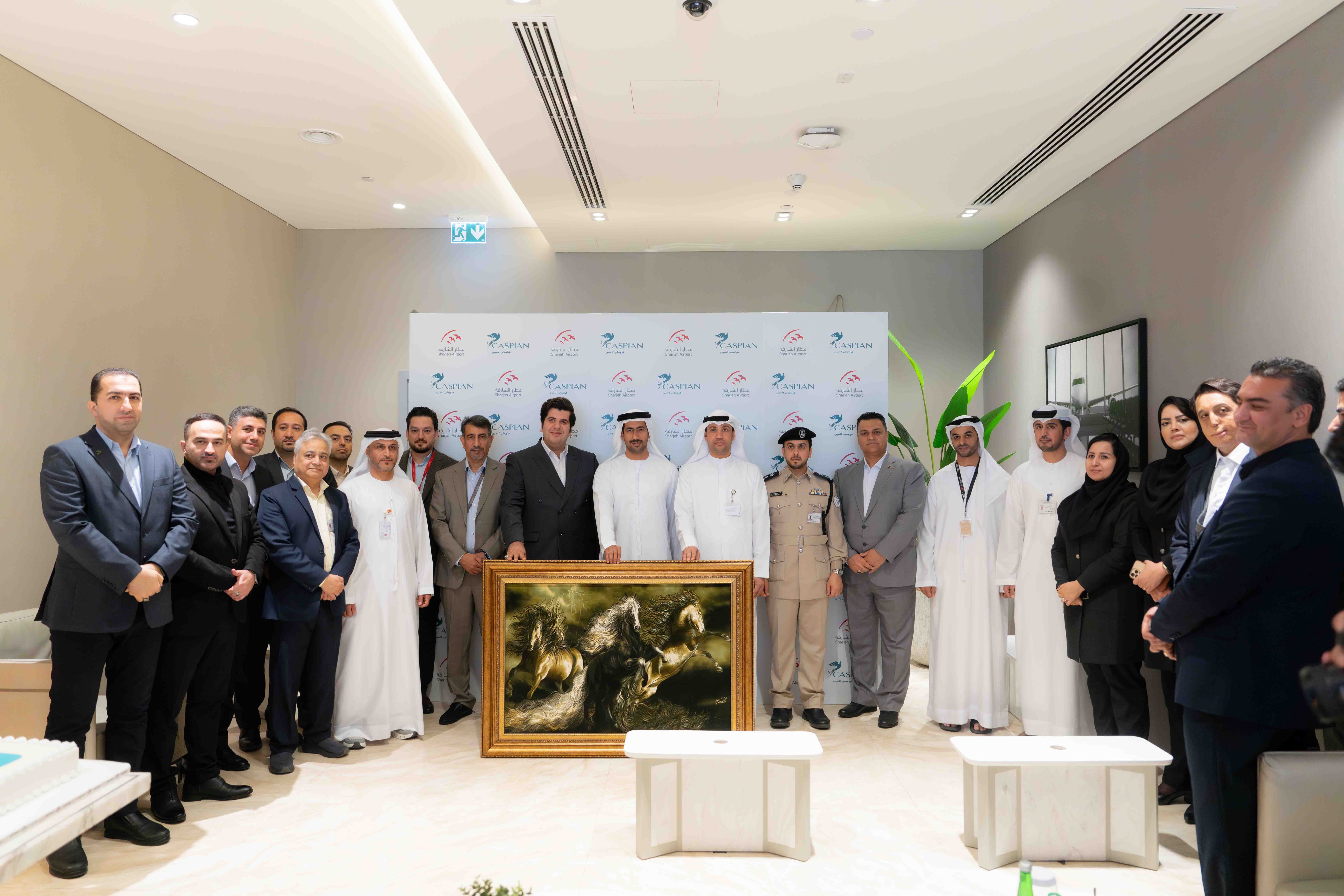 مطار الشارقة يضيف طيران "كاسبين" إلى شبكته