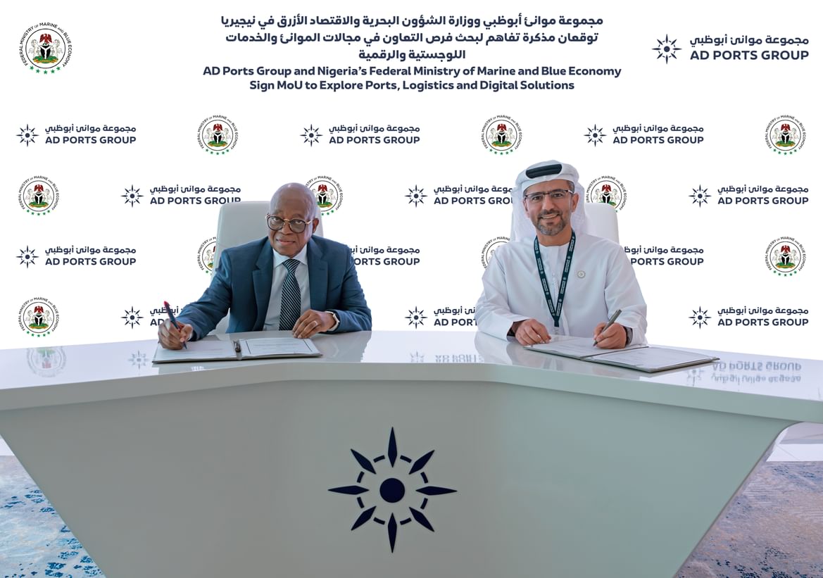 "موانئ أبوظبي" تبحث التعاون مع نيجيريا في مجالات الشحن والخدمات التجارية والبحرية واللوجستية