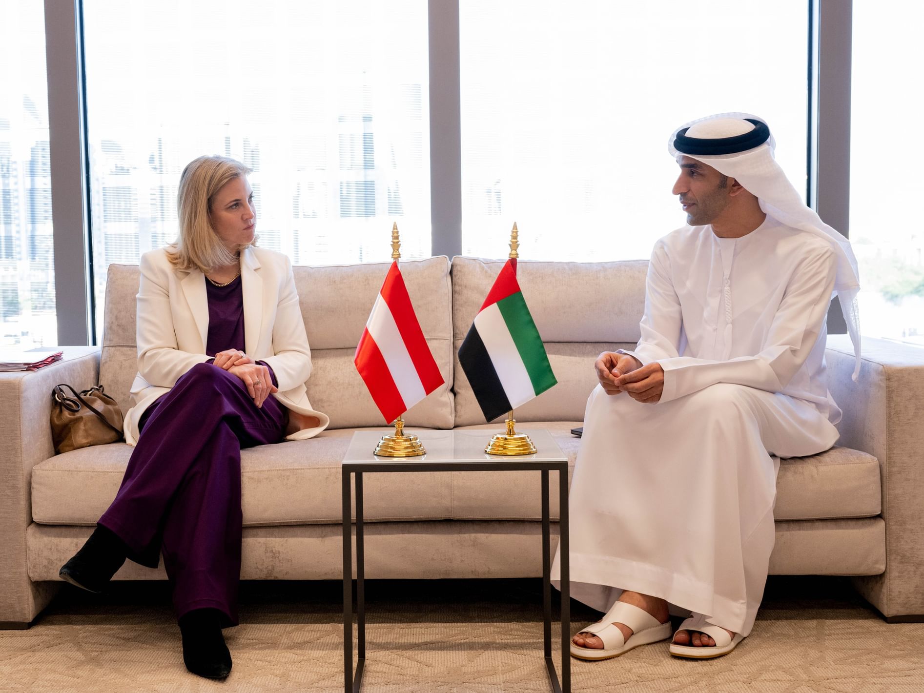 الإمارات والنمسا تستكشفان فرص الارتقاء بالعلاقات التجارية والاستثمارية