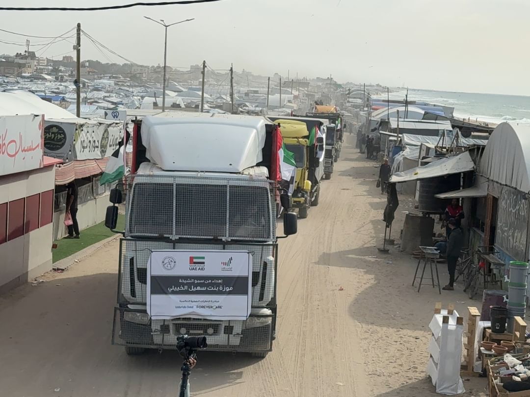 بدعم من الشيخة موزة بنت سهيل الخييلي/الإمارات تدعم القطاع الصحي في غزة بشحنة أدوية تتجاوز قيمتها 2.7 مليون درهم