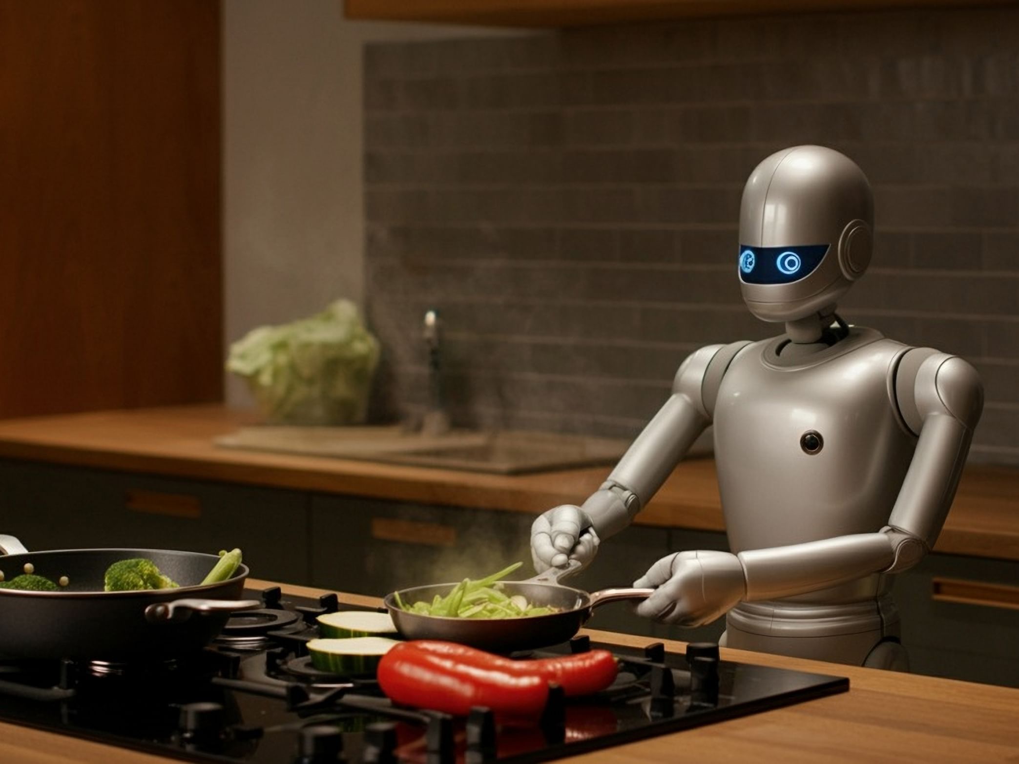 شركة صينية تكشف عن روبوت شبيه بالإنسان يؤدي وظائف منزلية