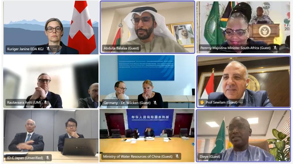 الإمارات والسنغال تعقدان اجتماعاً لممثلي الدول الـــ 12 التي تتولى رئاسة الحوارات التفاعلية لــ "مؤتمر الأمم المتحدة للمياه 2026"