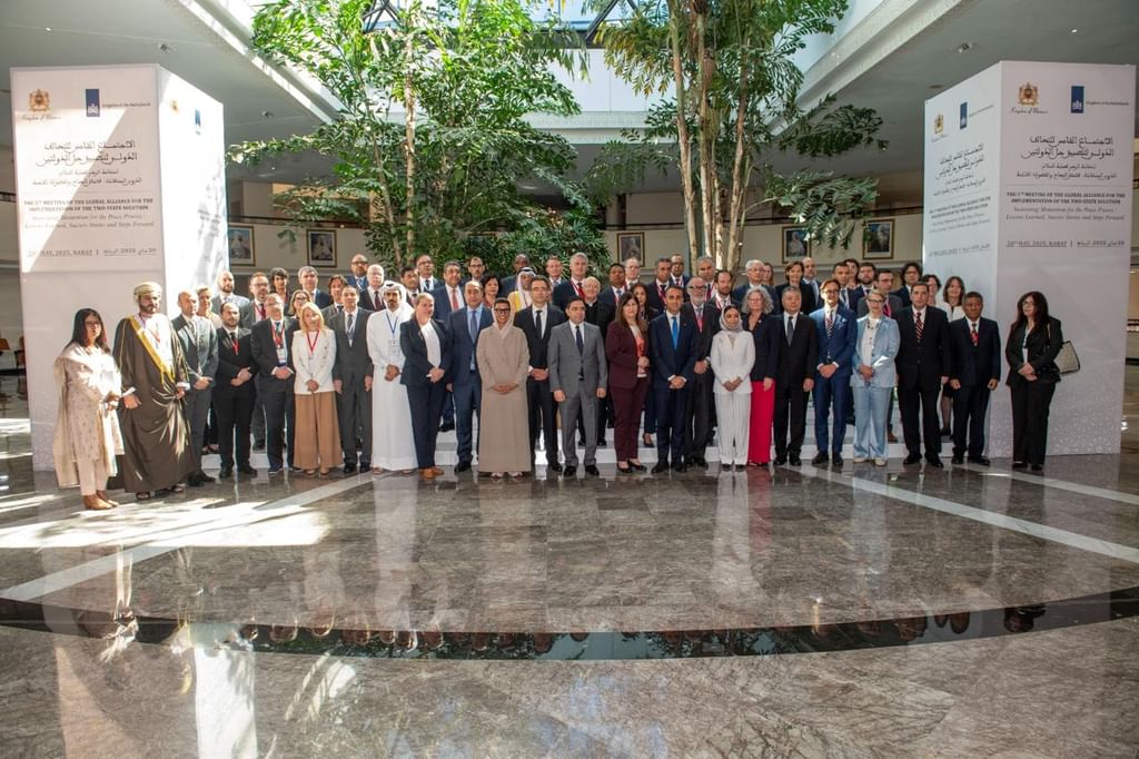 نورة الكعبي تشارك في الاجتماع الخامس للتحالف الدولي لتنفيذ حل الدولتين بالمغرب