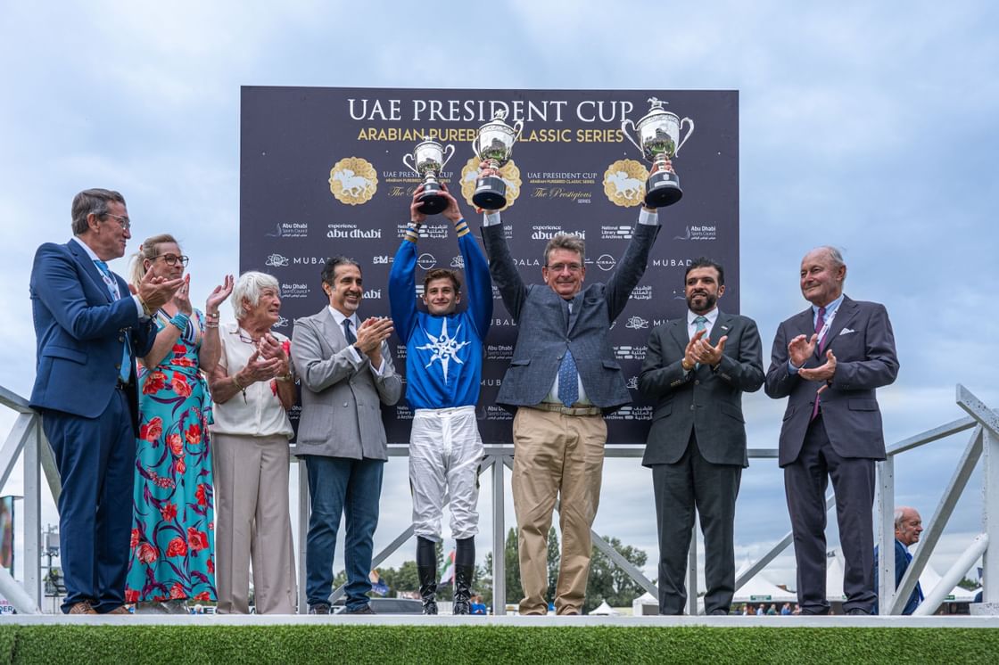 الجواد " الزير" يتوج بلقب كأس رئيس الدولة للخيول العربية في بلجيكا