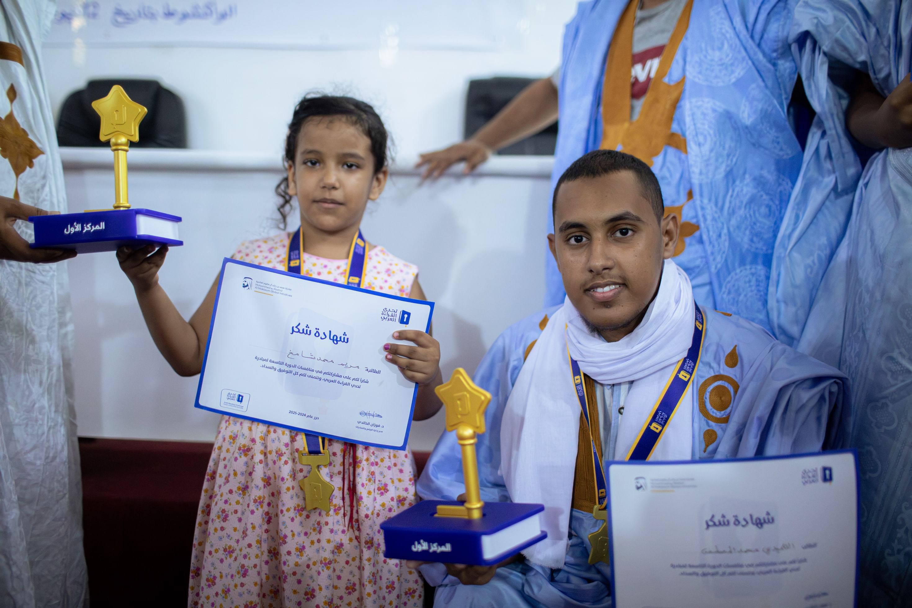مريم محمد شامخ تفوز بلقب بطلة تحدي القراءة العربي في موريتانيا