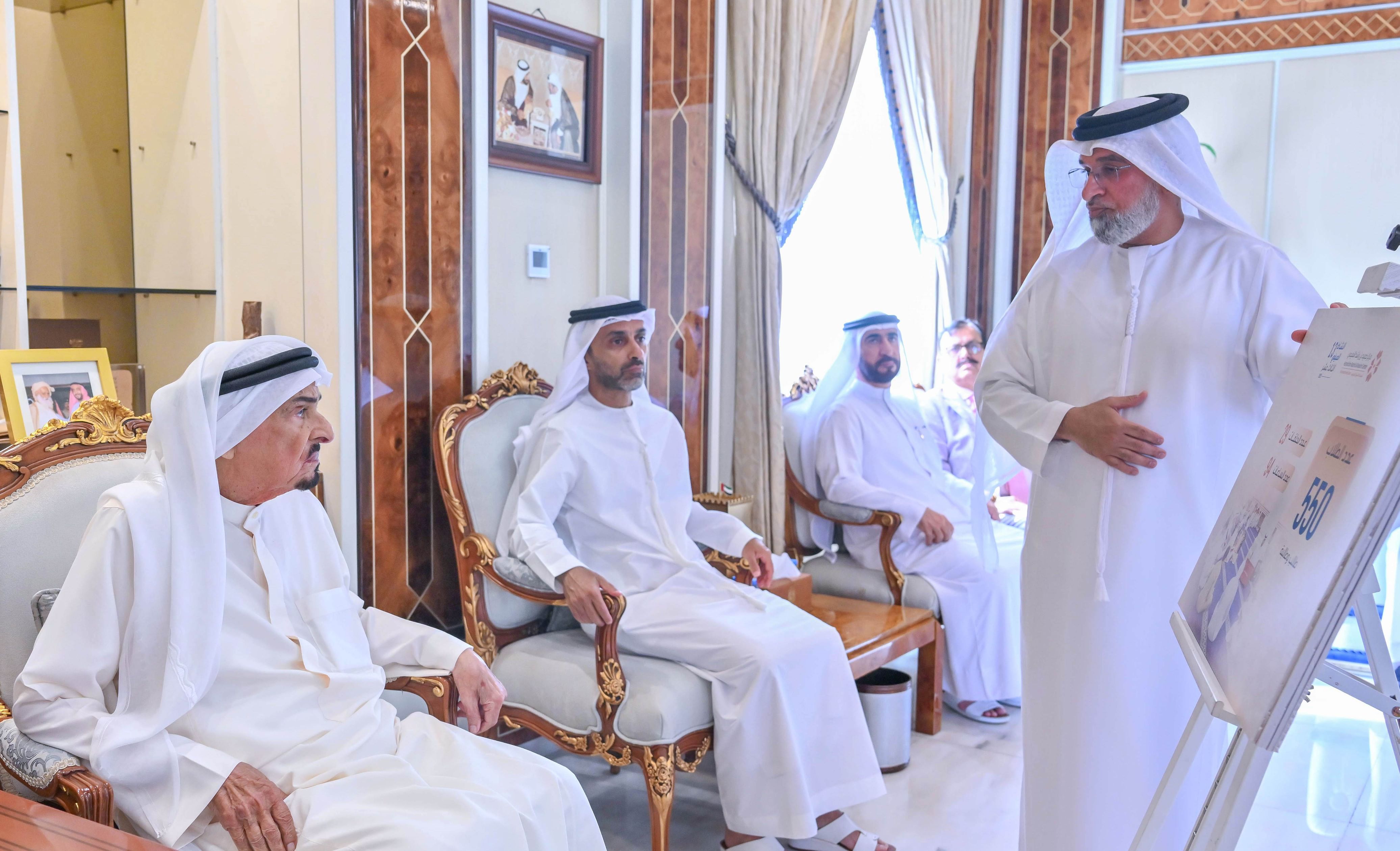 حميد بن راشد: خدمة القرآن الكريم ورعاية النشء نهج راسخ في عجمان