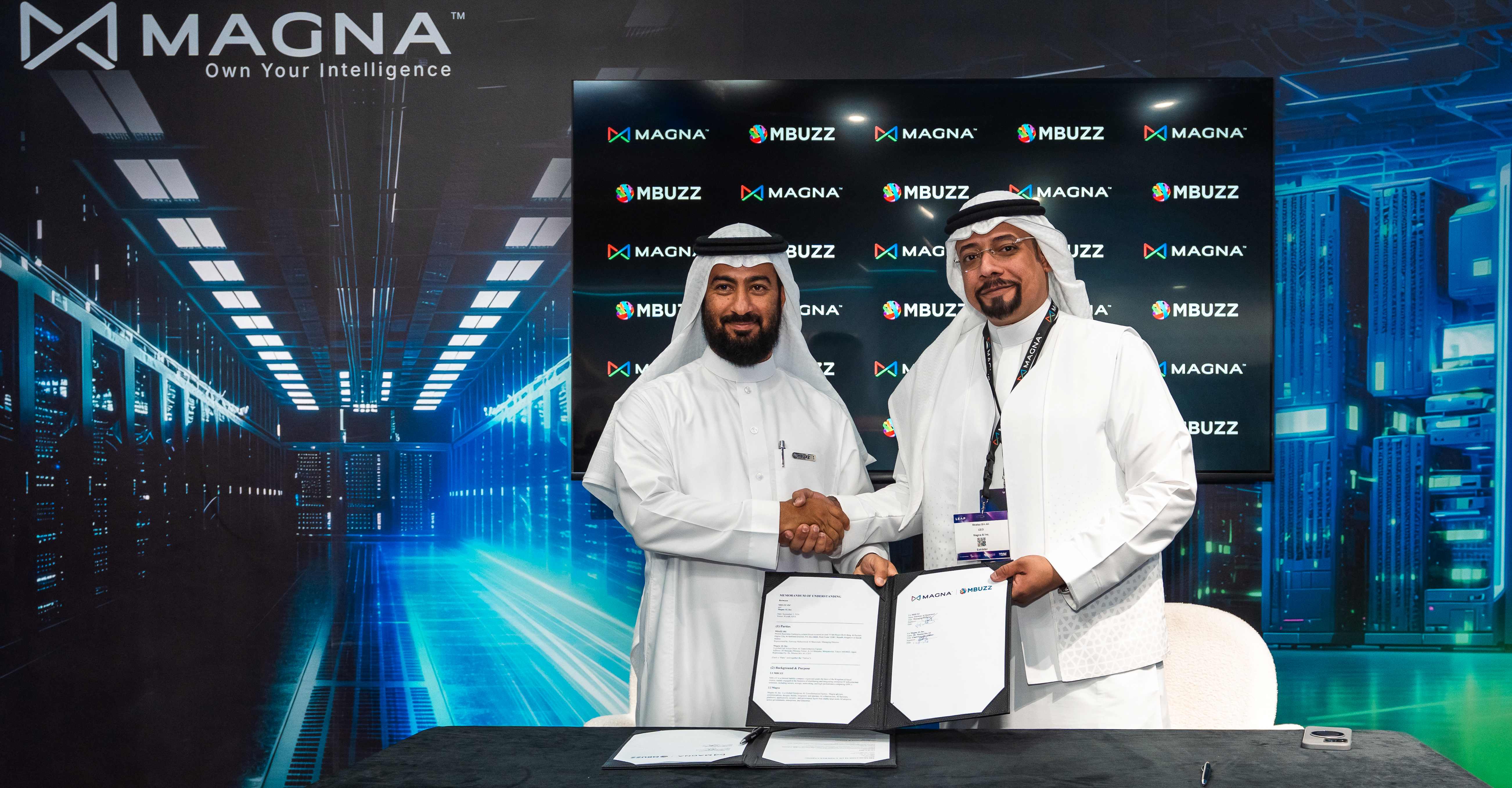«Magna AI»  و«MBUZZ»  تتعاونان لتشغيل حلول الذكاء الاصطناعي للمؤسسات في الشرق الأوسط وأفريقيا