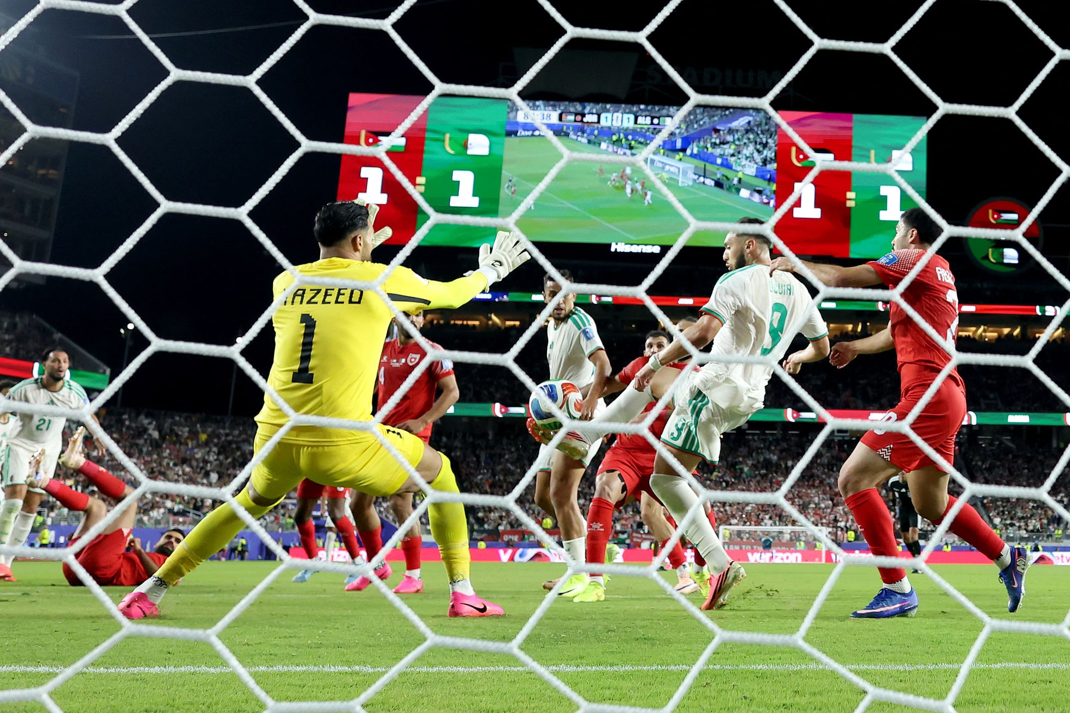 فوز منتخب الجزائر على نظيره الأردني في مونديال 2026