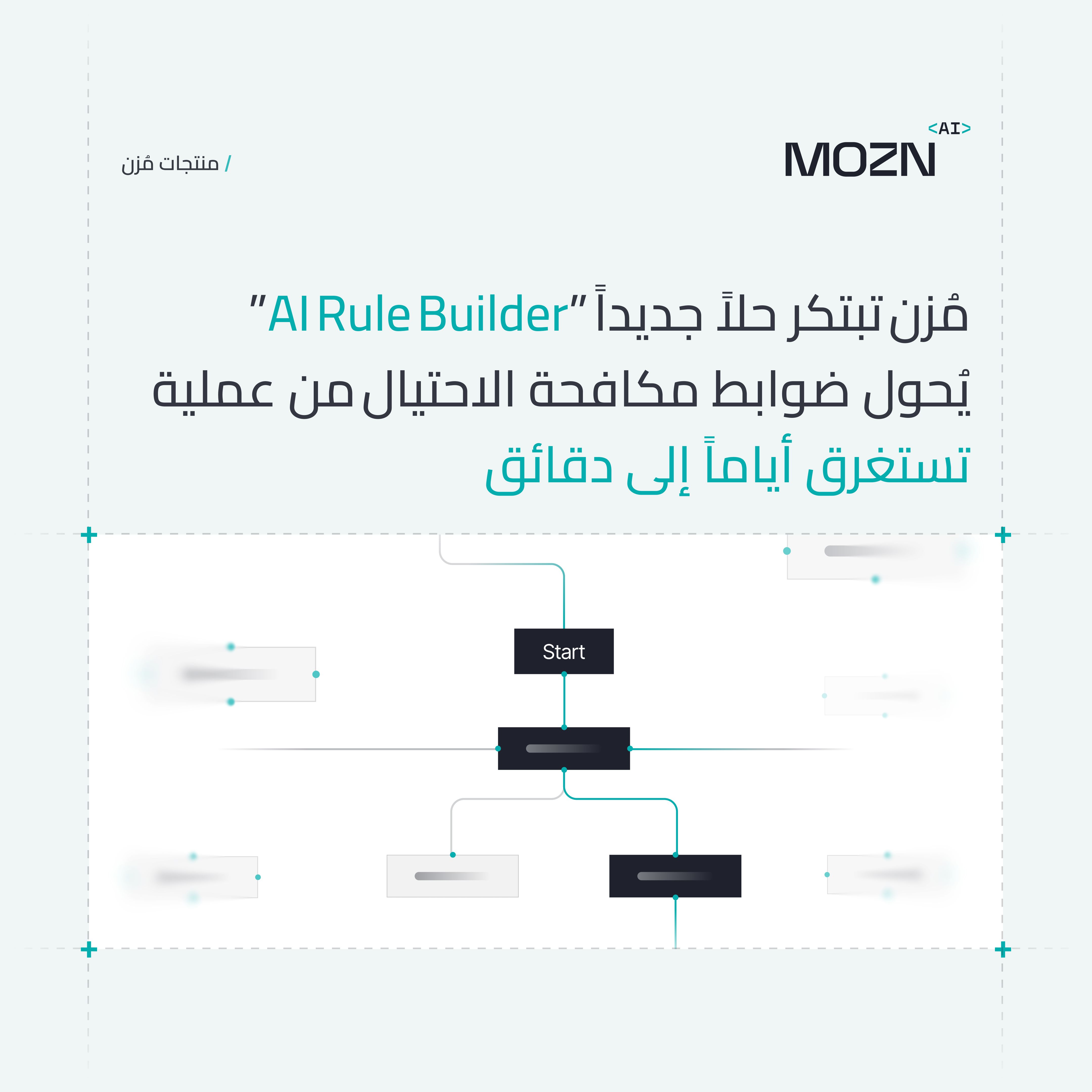 «مُزن» تبتكر حلاً جديداً «AI Rule Builder» يُحول ضوابط مكافحة الاحتيال من عملية تستغرق أياماً إلى دقائق