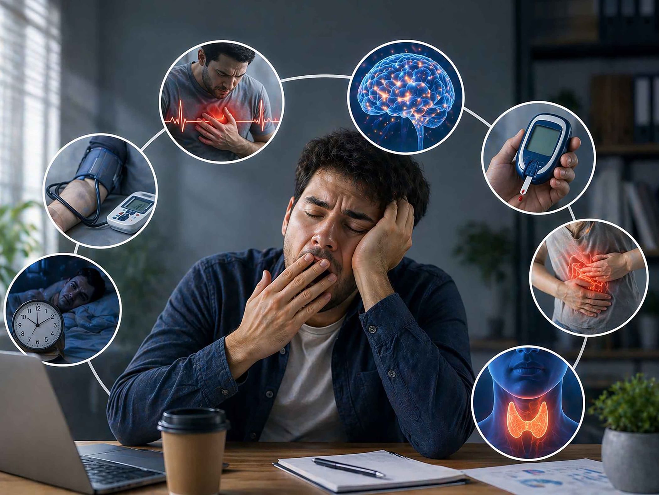 دراسة : النعاس النهاري المتكرر ربما يخفي مشكلات صحية كامنة