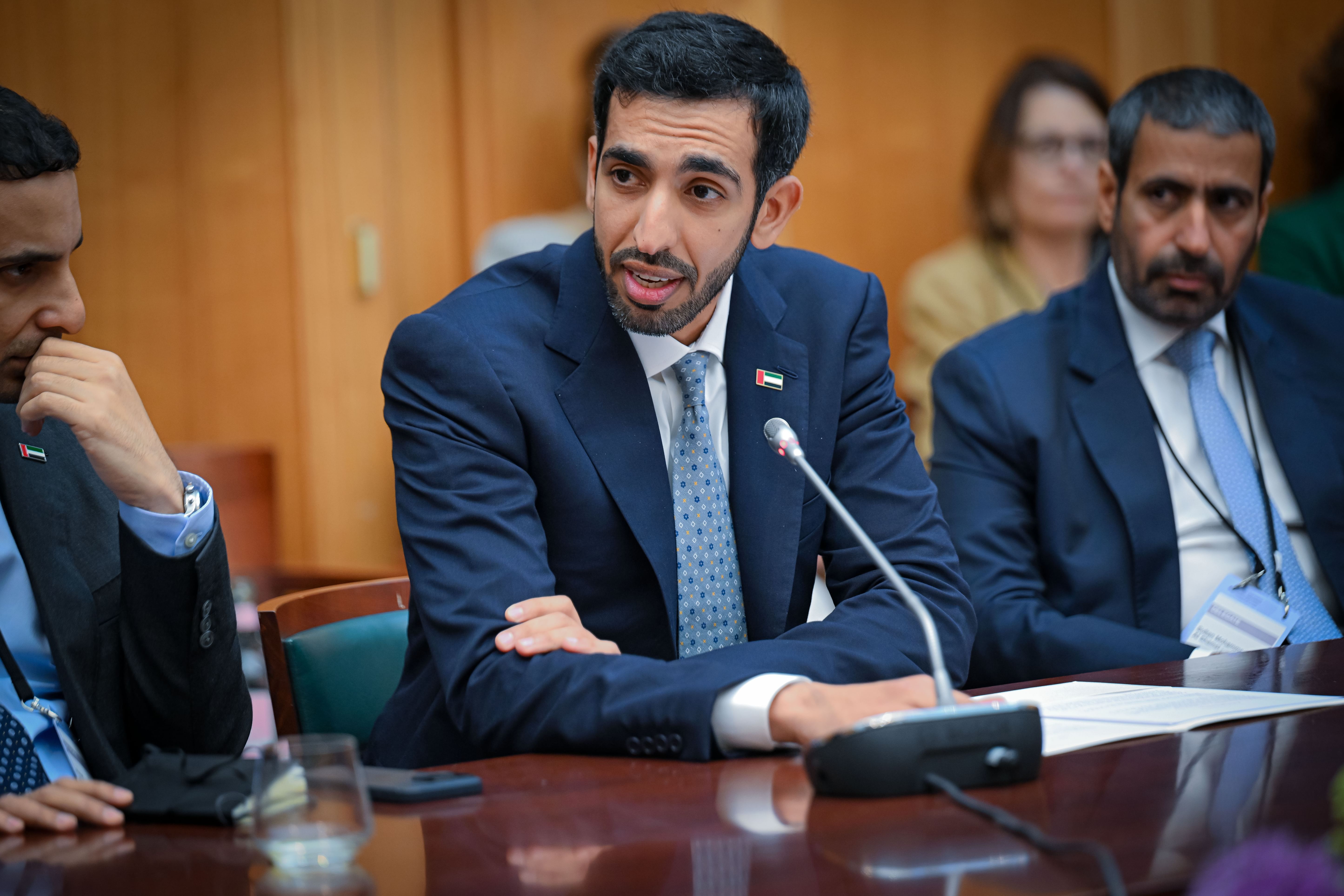 شخبوط بن نهيان يشارك في "مؤتمر من أجل السودان" في برلين