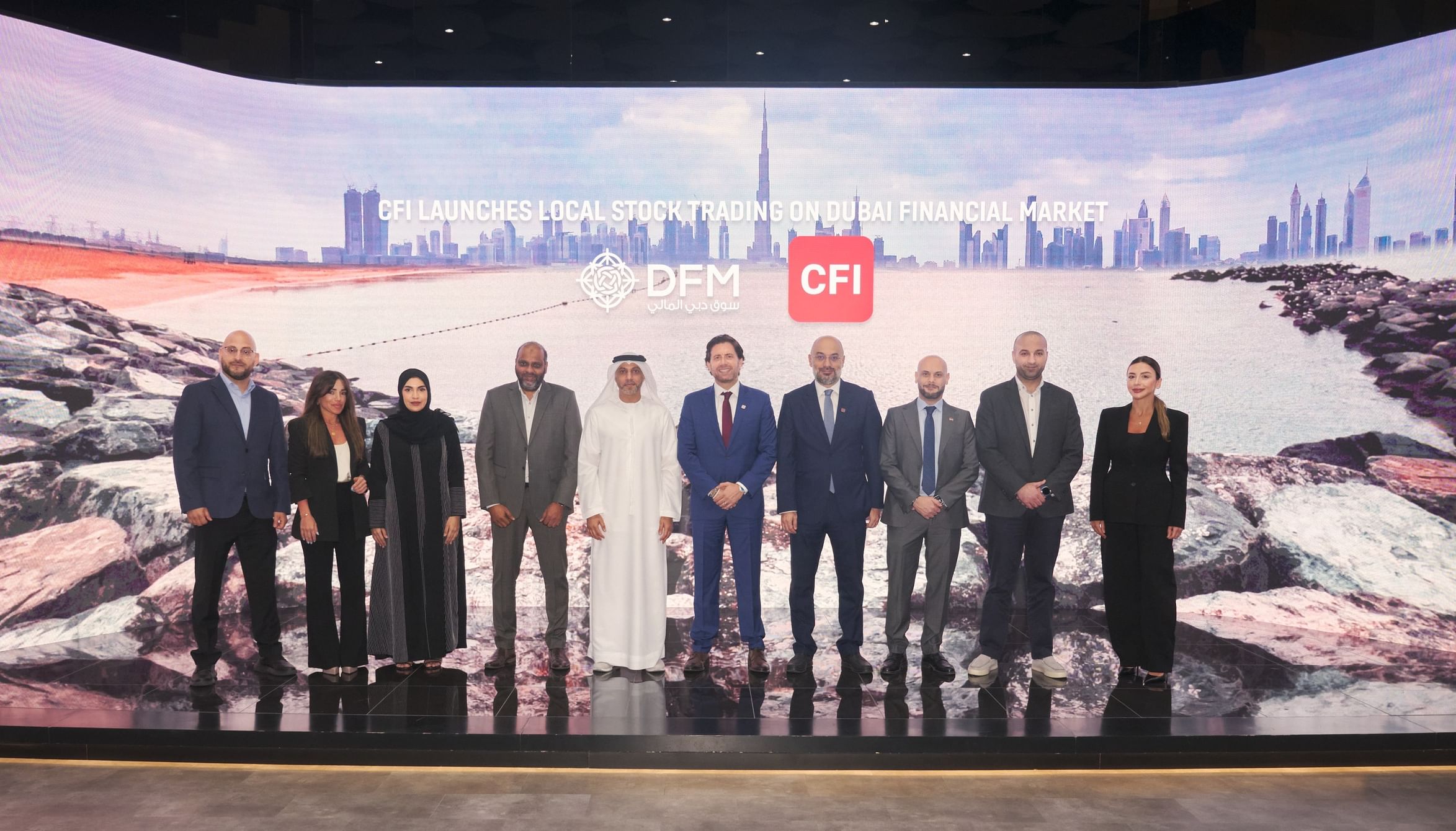 CFI تطلق التداول على 40 سهماً في سوق دبي المالي