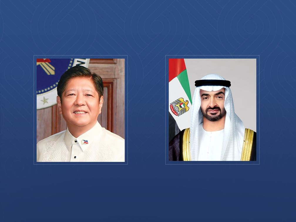 رئيس الدولة يعزي رئيس الفلبين في ضحايا الزلزال
