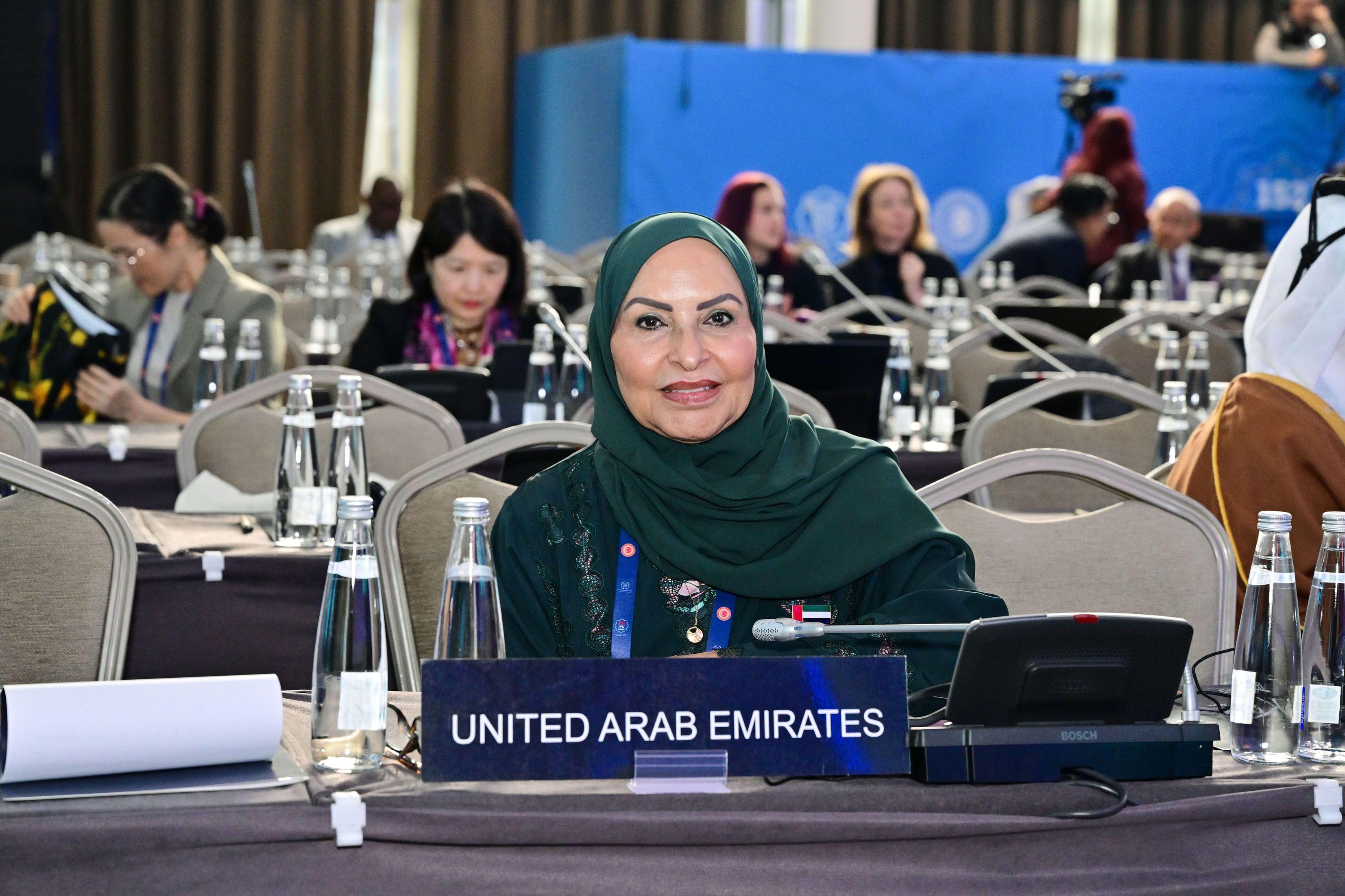 "الوطني الاتحادي" يشارك في اجتماع لجنة الديمقراطية وحقوق الإنسان بالاتحاد البرلماني الدولي في إسطنبول