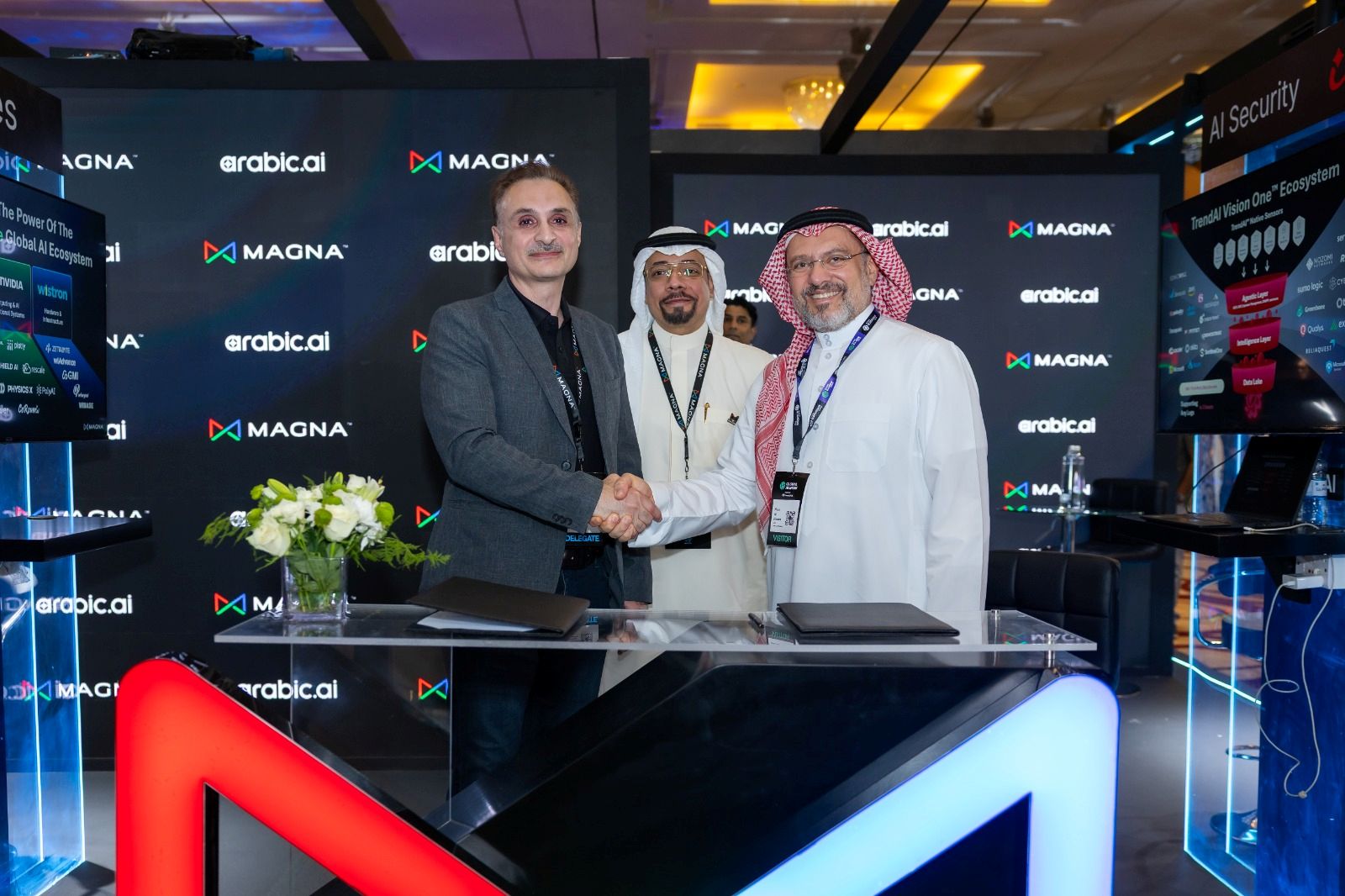 تعاون استراتيجي بين "Magna AI" و"Arabic.AI"  لتعزيز قدرات الذكاء الاصطناعي السيادي المصممة للغة العربية في السعودية