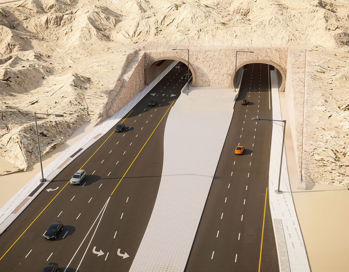 "البلديات والنقل" تطلق مشروع طريق مزدوج بالعين يربط الصاروج بالمنطقة الصناعية