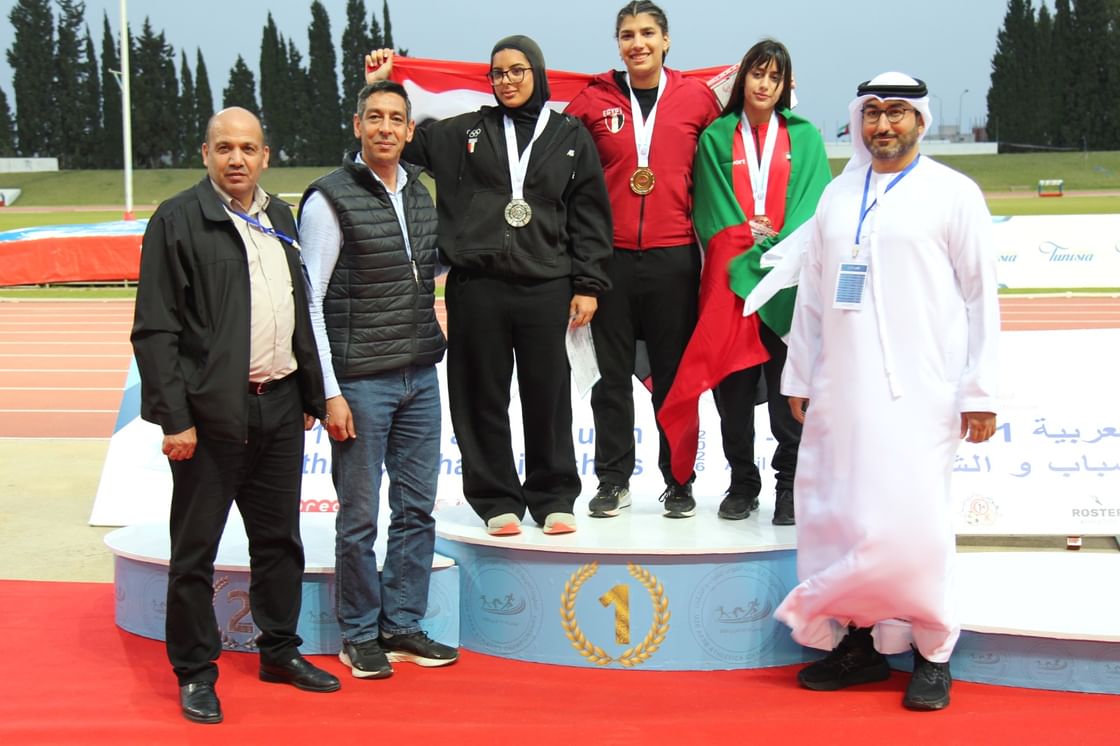 منتخبنا لألعاب القوى يرفع رصيده إلى 5 ميداليات في البطولة العربية بتونس