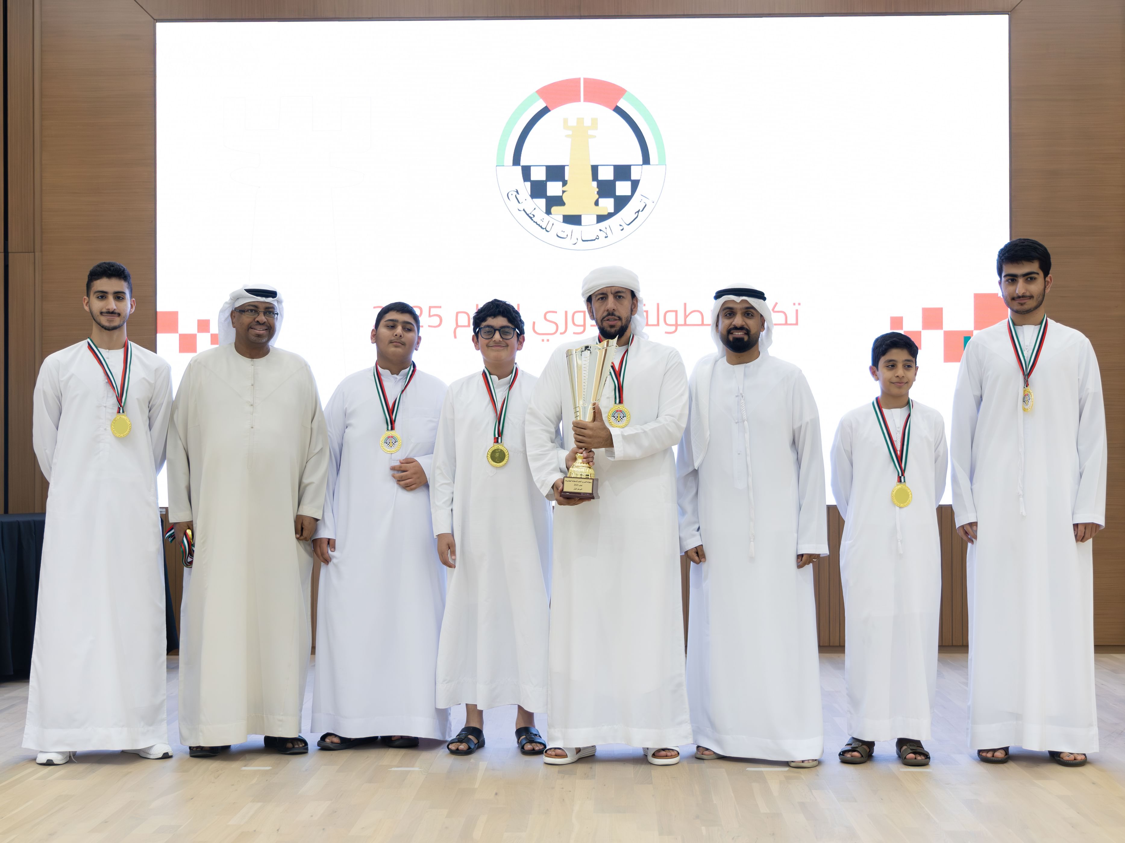 الشارقة يتوج بلقب الدوري العام للشطرنج