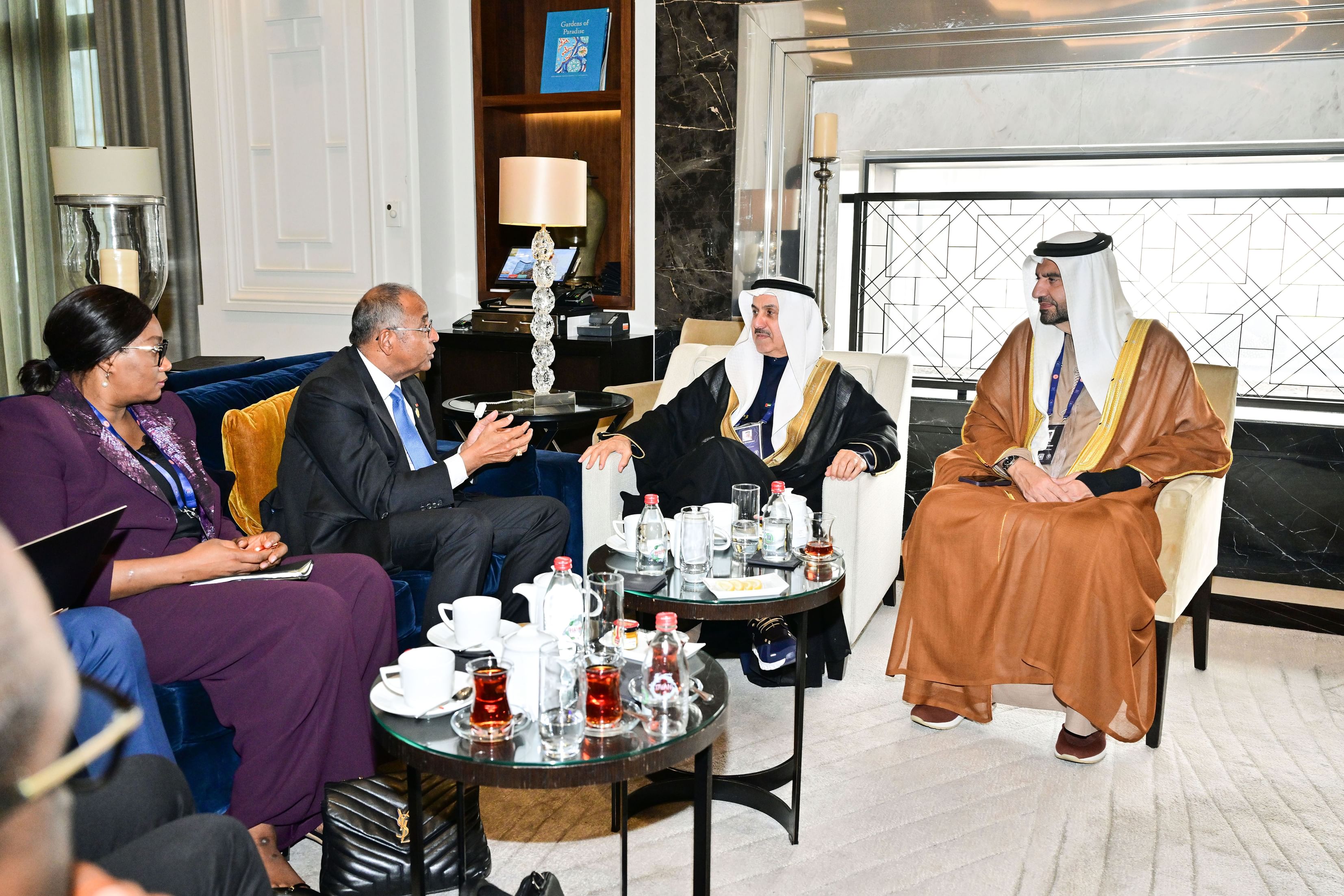 رئيس "الوطني الاتحادي" يبحث و رئيس برلمان كوت ديفوار مستجدات الأوضاع في المنطقة