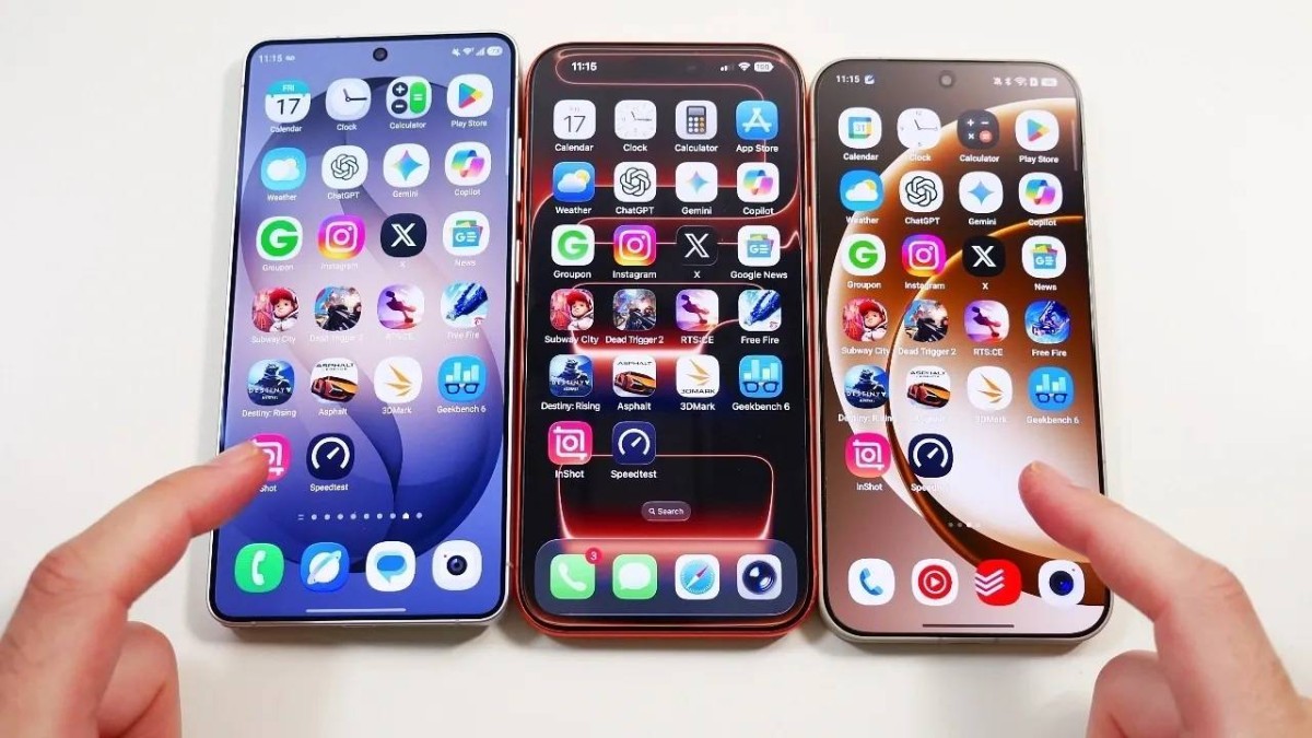 سامسونغ تكتسح أبل في اختبارات الأداء ..  ووان بلس الحصان الأسود