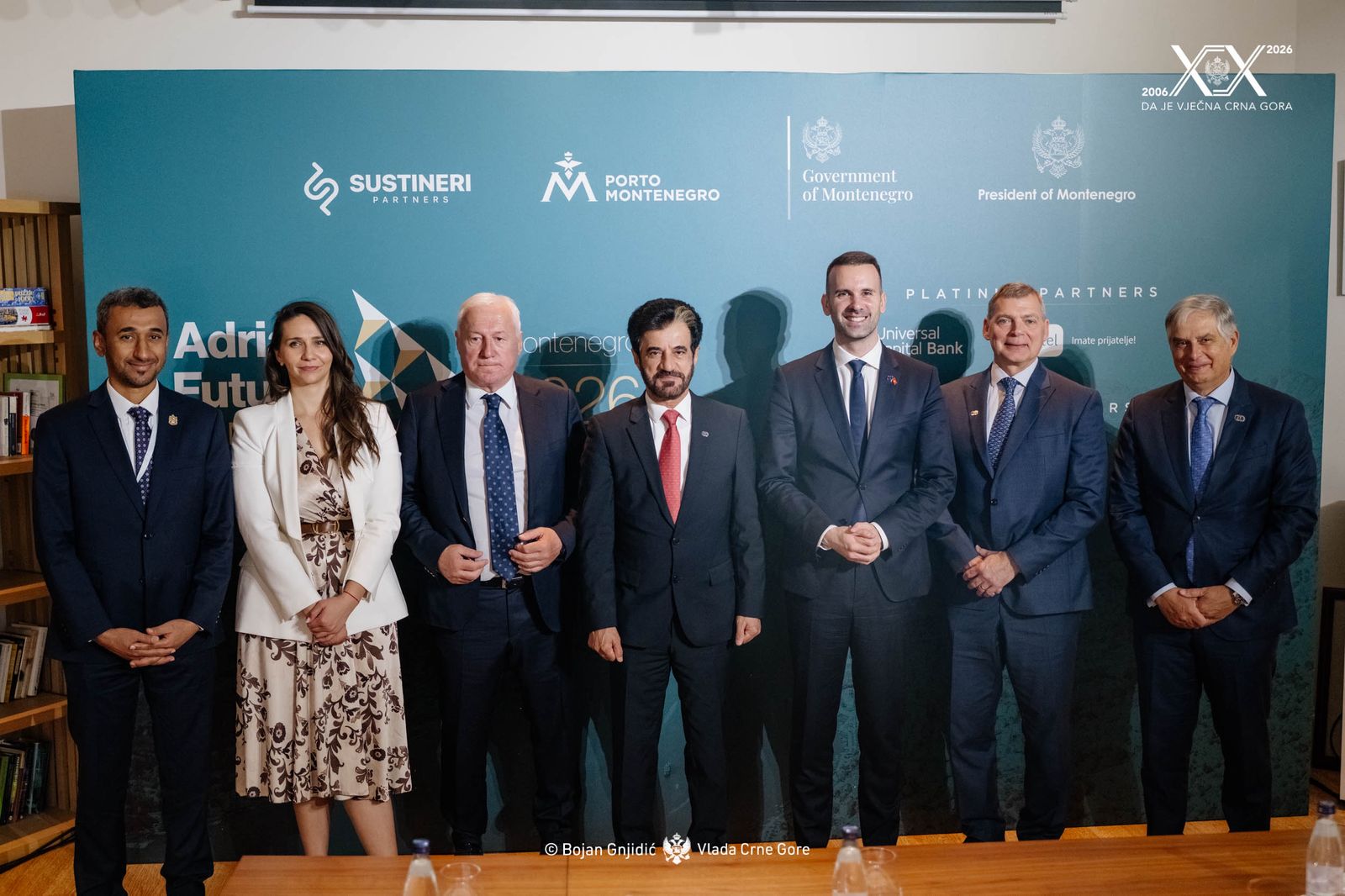 معالي محمد بن سليّم رئيس الاتحاد الدولي للسيارات (فيا) يلتقي ميلويكو سباييتش رئيس وزراء مونتينيغرو 