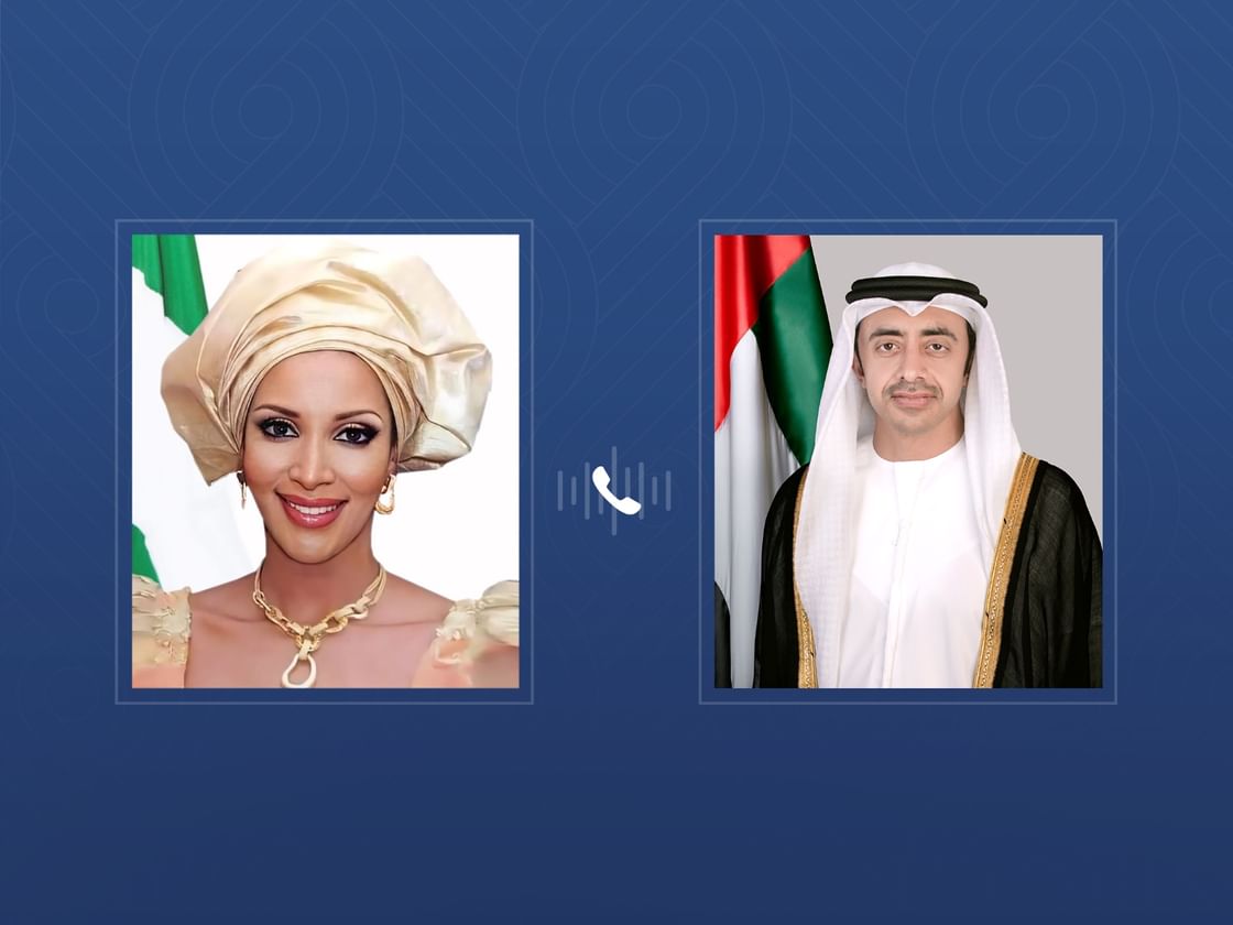 عبدالله بن زايد يهنئ هاتفياً وزيرة خارجية نيجيريا ويبحثان علاقات التعاون والشراكة بين البلدين